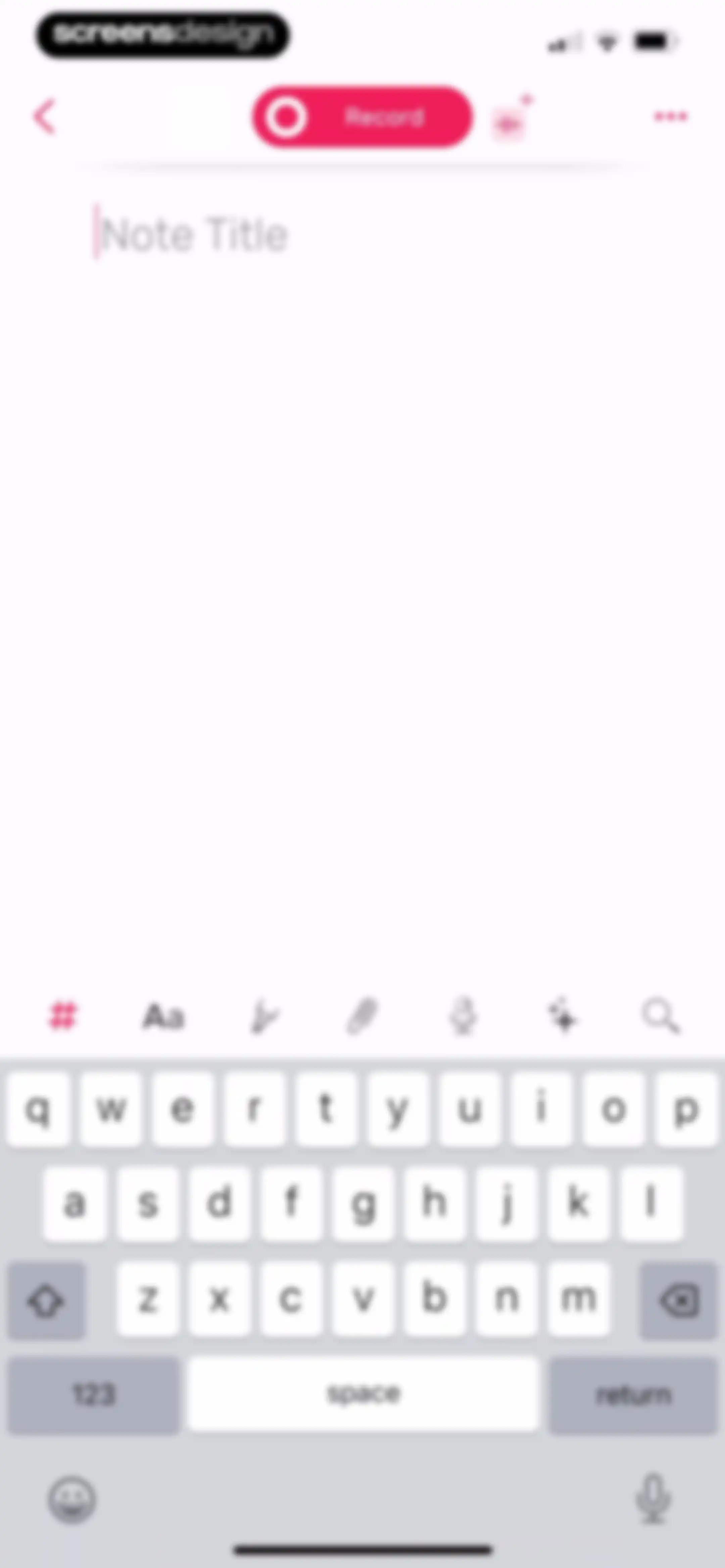 Noted: Record & AI Transcribe screen 62
