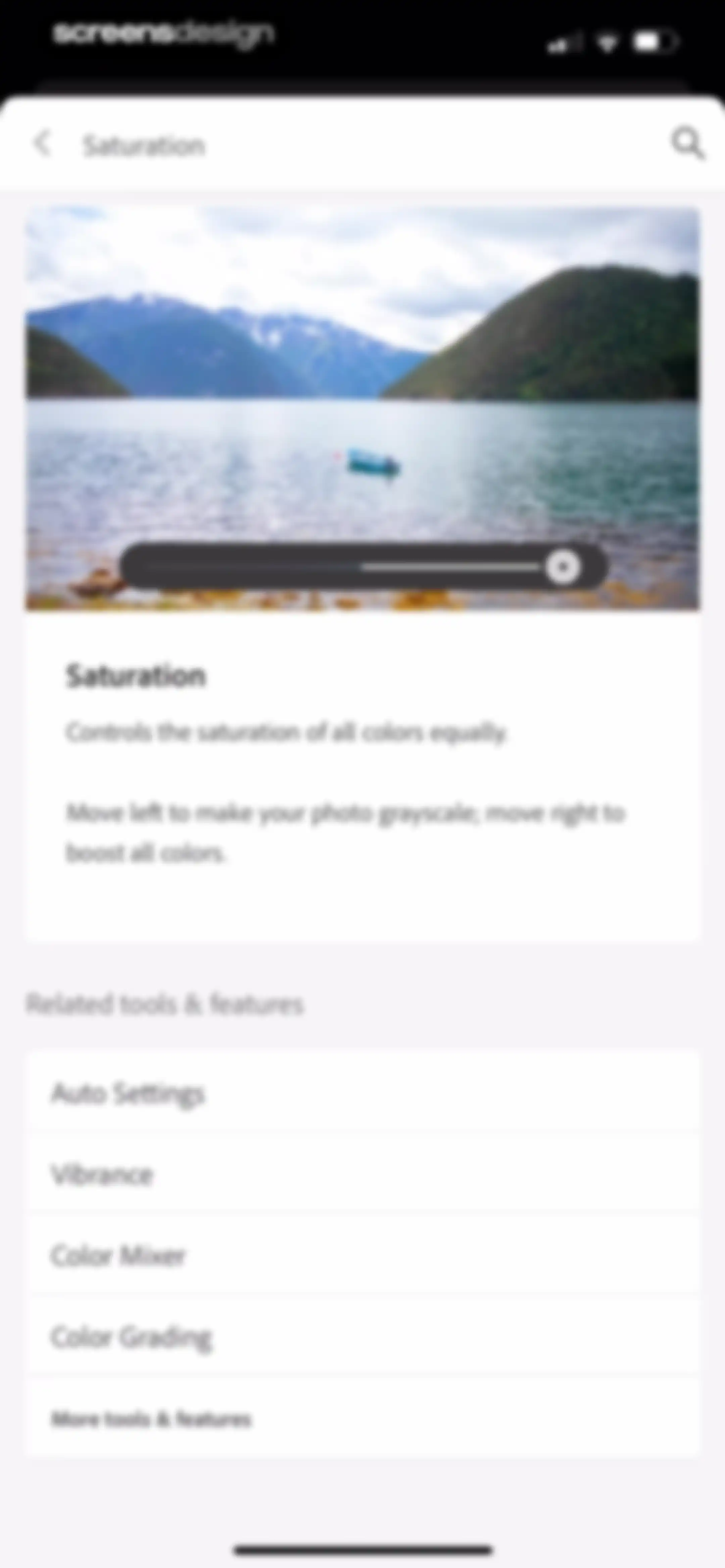 Lightroom: AI Photo Editor screen 118