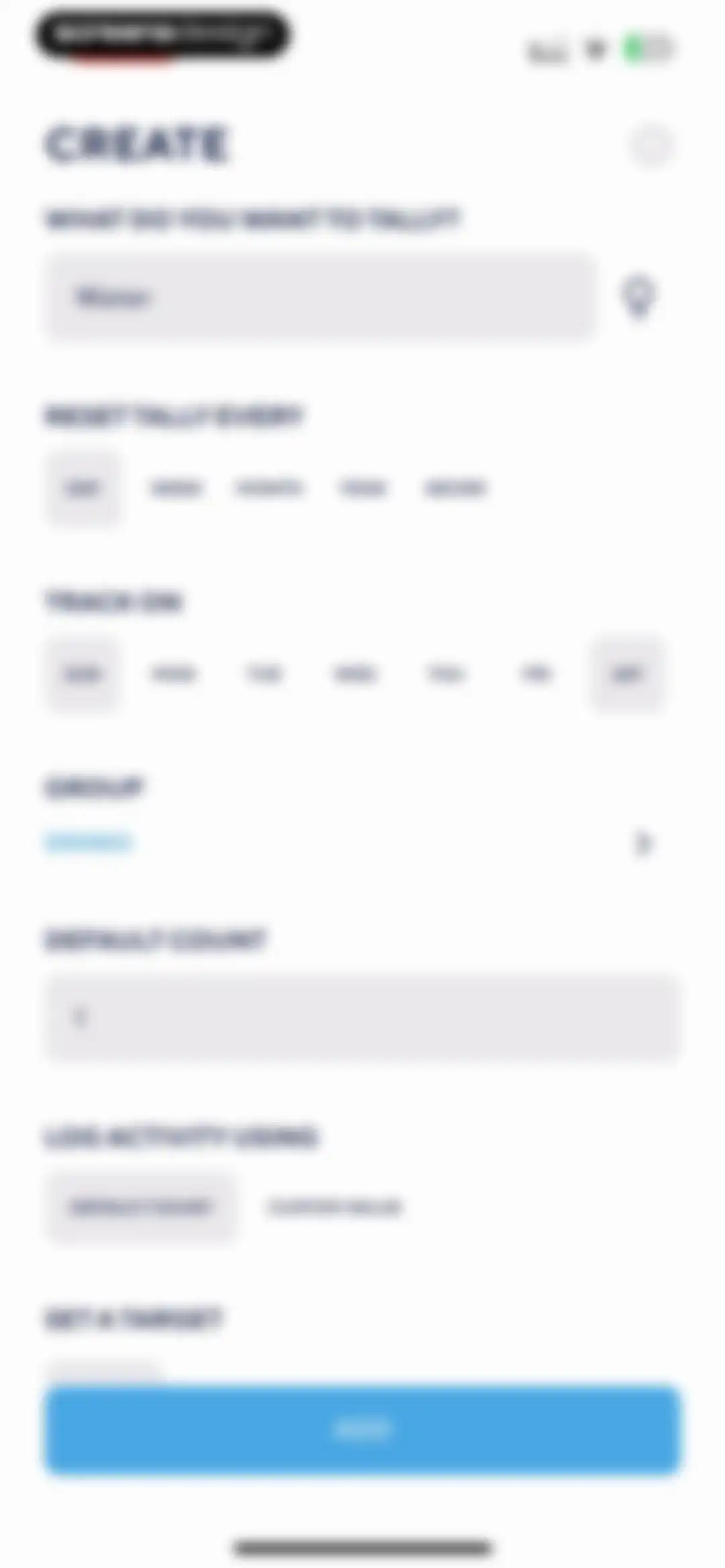 Tally: The Anything Tracker screen 19
