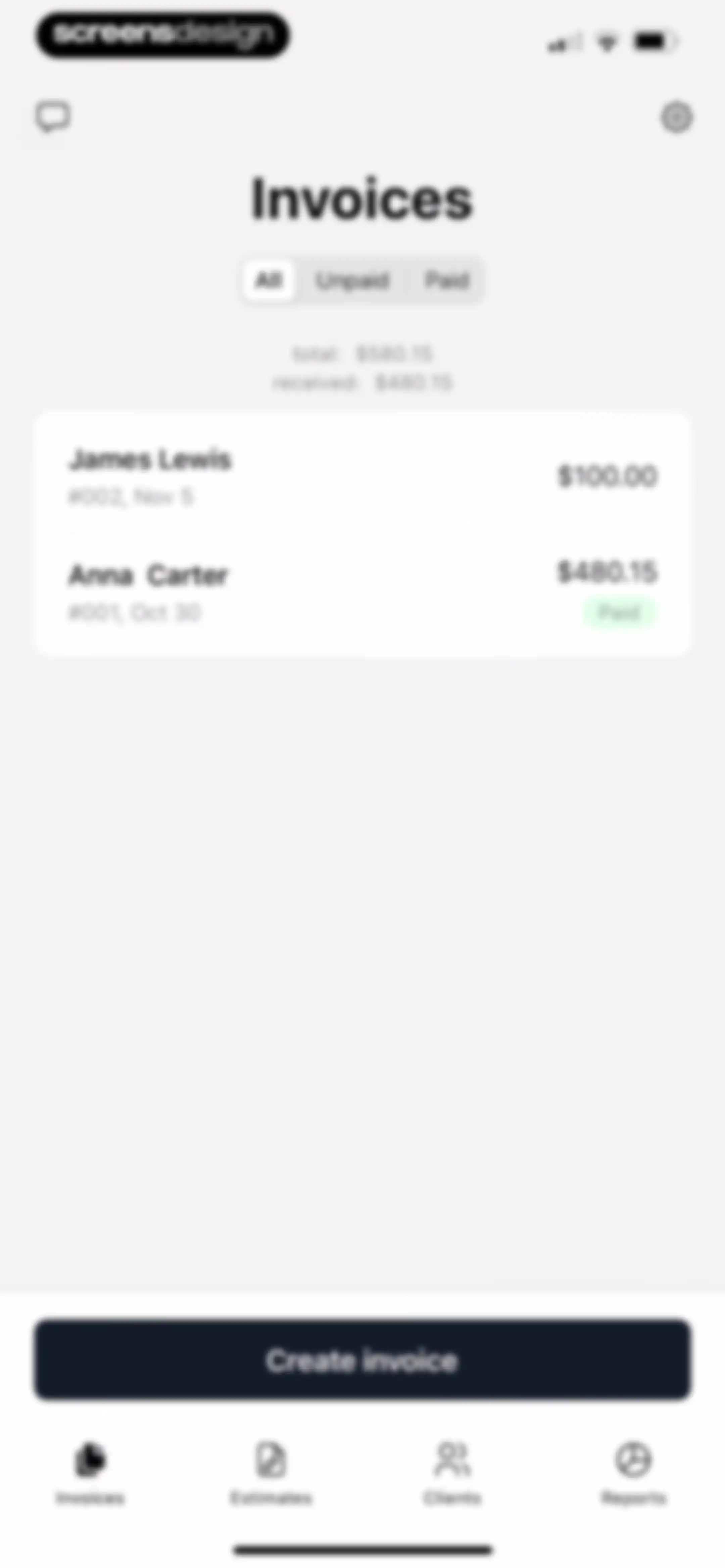 Invoice Maker ▸ Estimate App screen 36