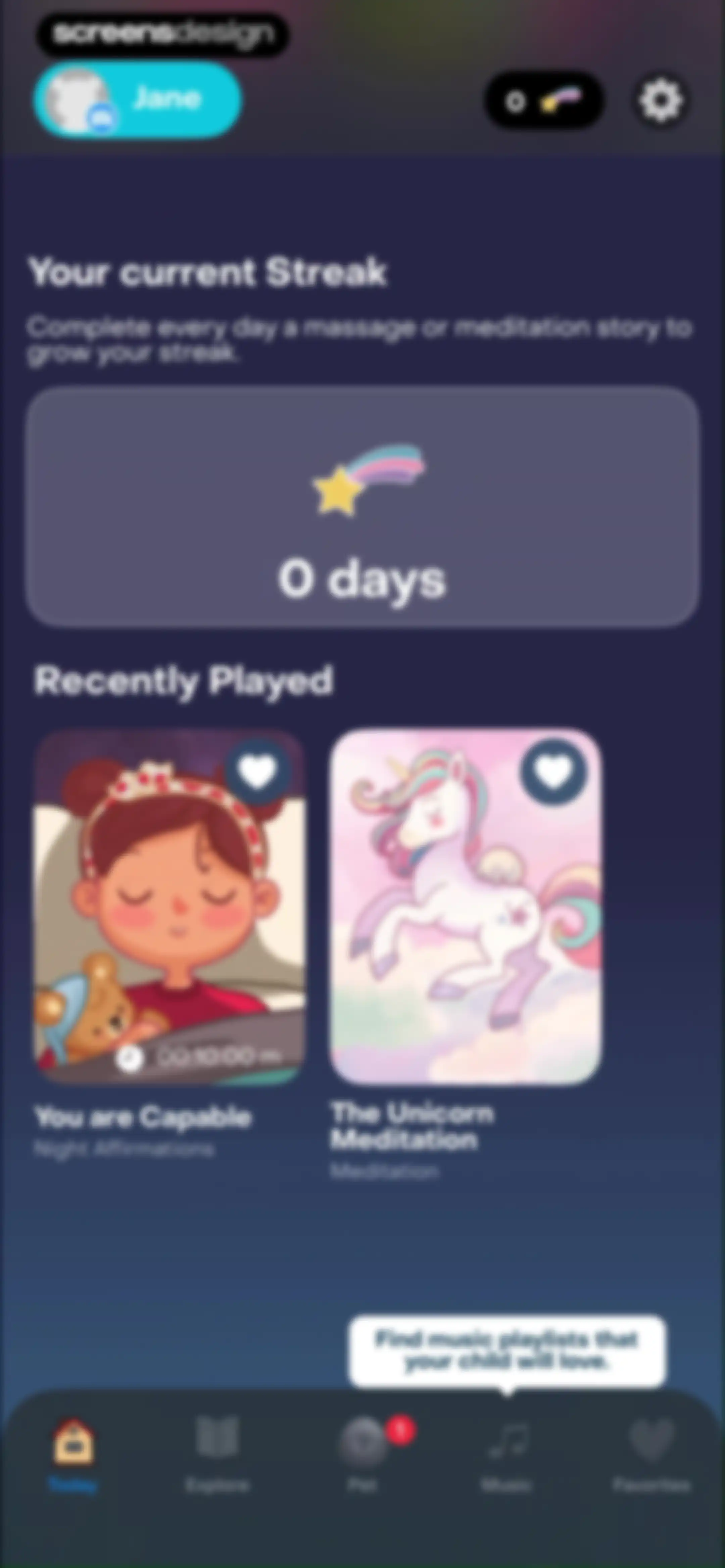 Storybook: Sleep & Meditation screen 89