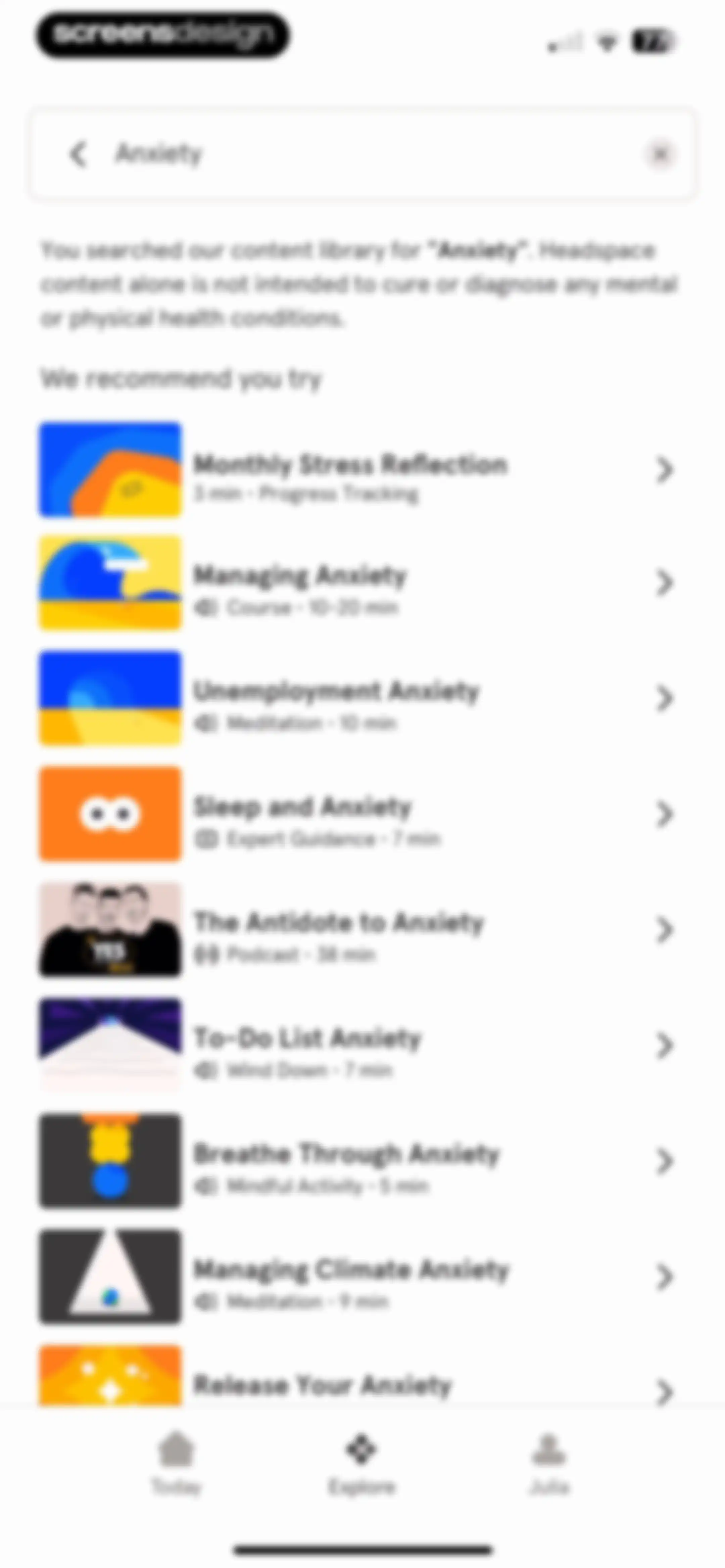 Headspace: Sleep & Meditation screen 87