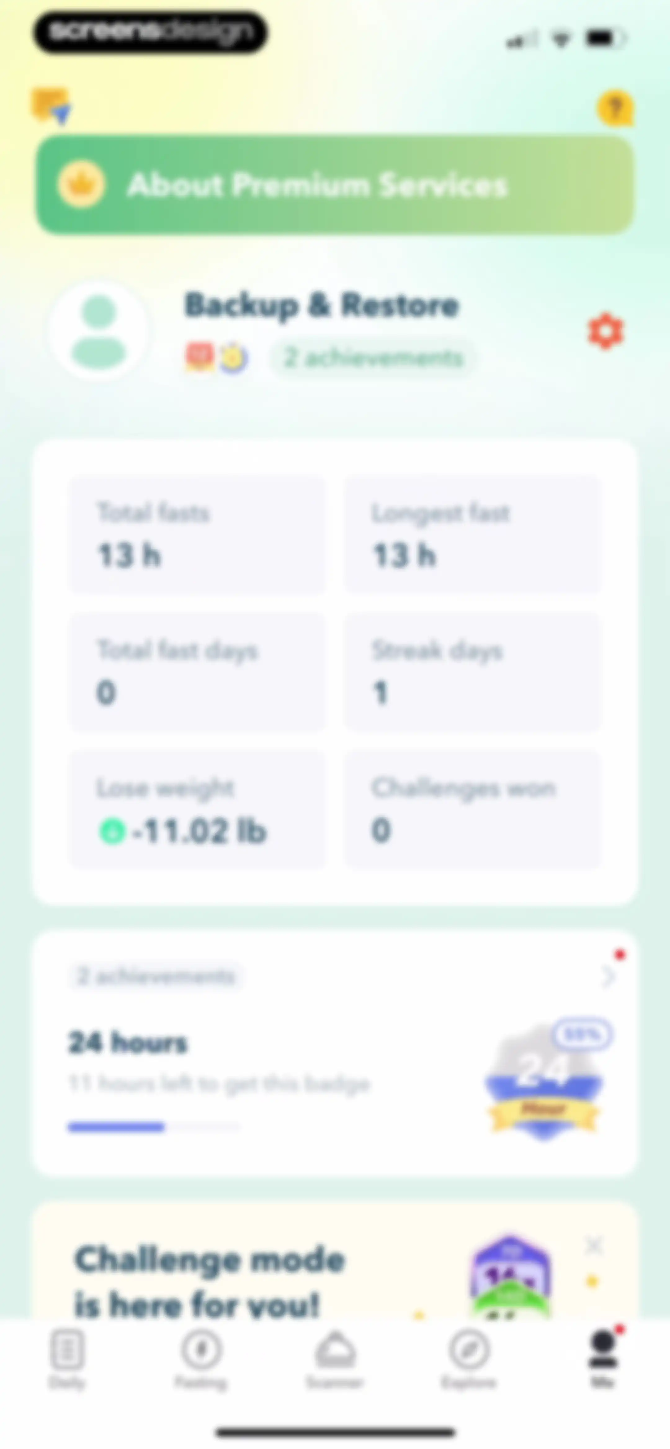 Intermittent Fasting Tracker - screen 295