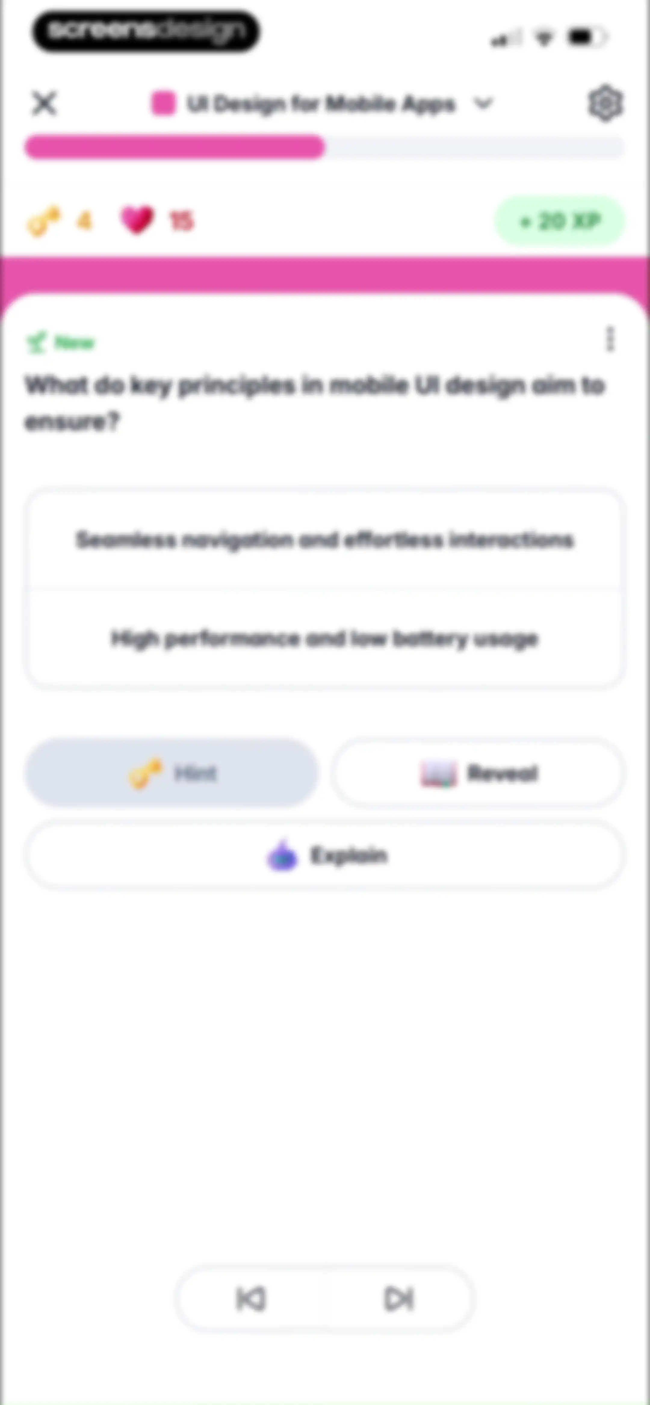 Gizmo: AI Tutor screen 55