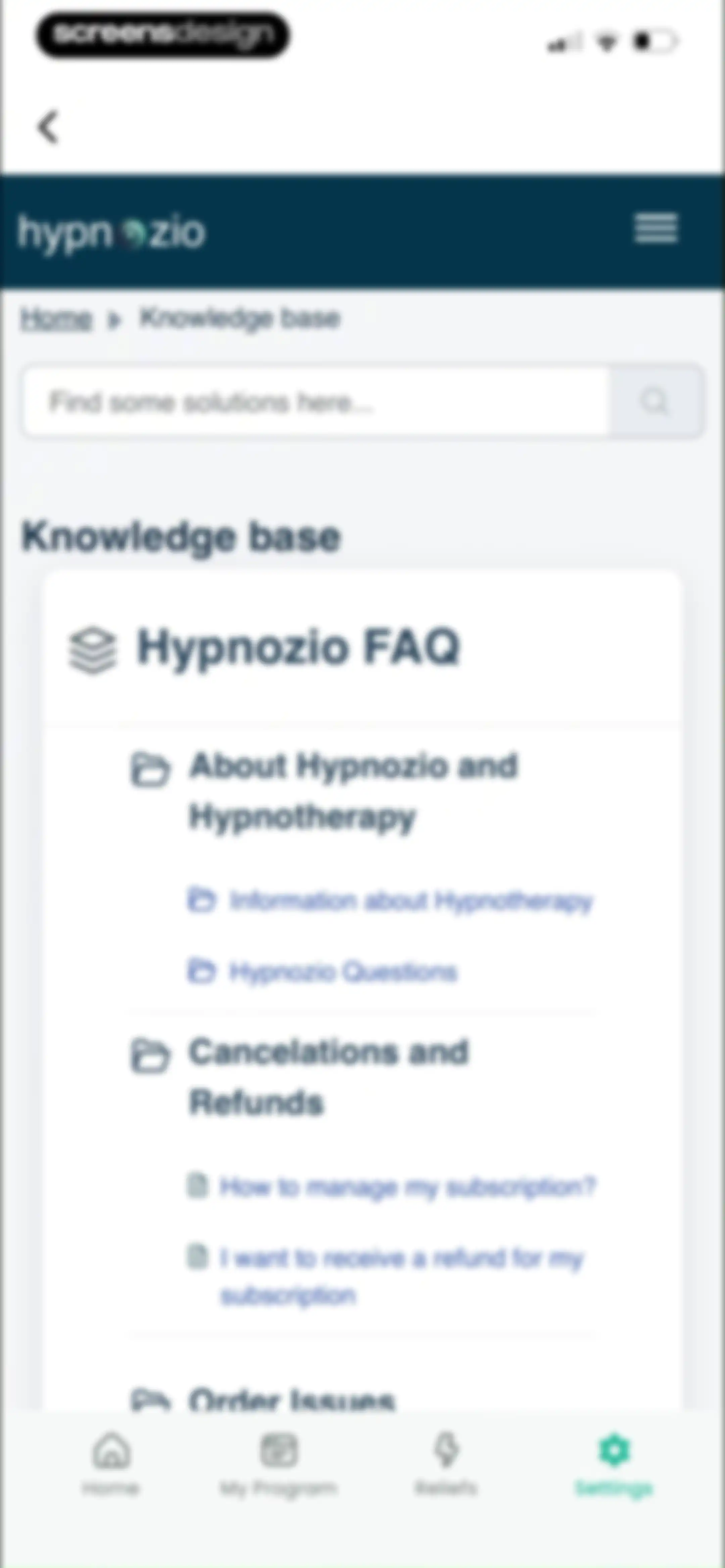 Hypnozio: Hypnotherapy & Care screen 70