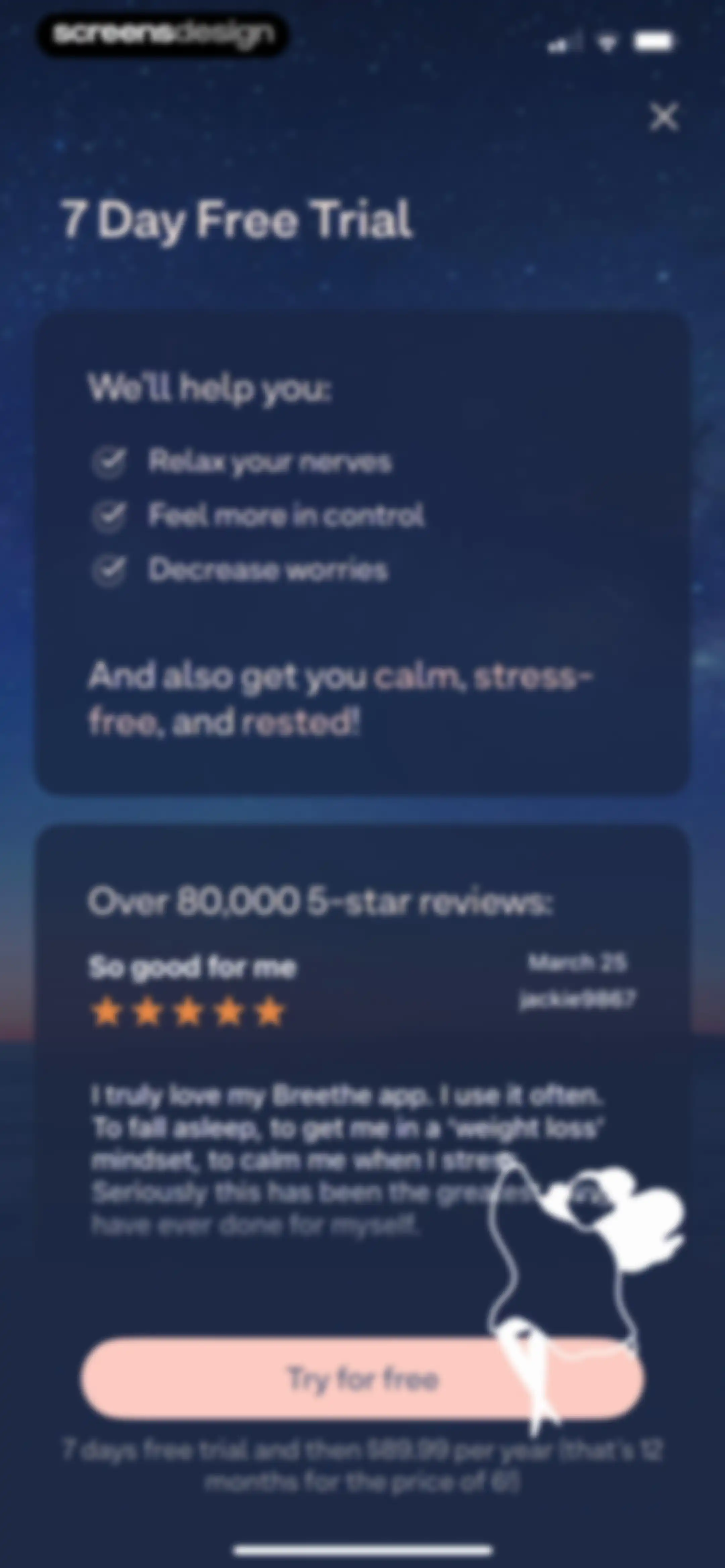 Breethe: Sleep & Meditation screen 9