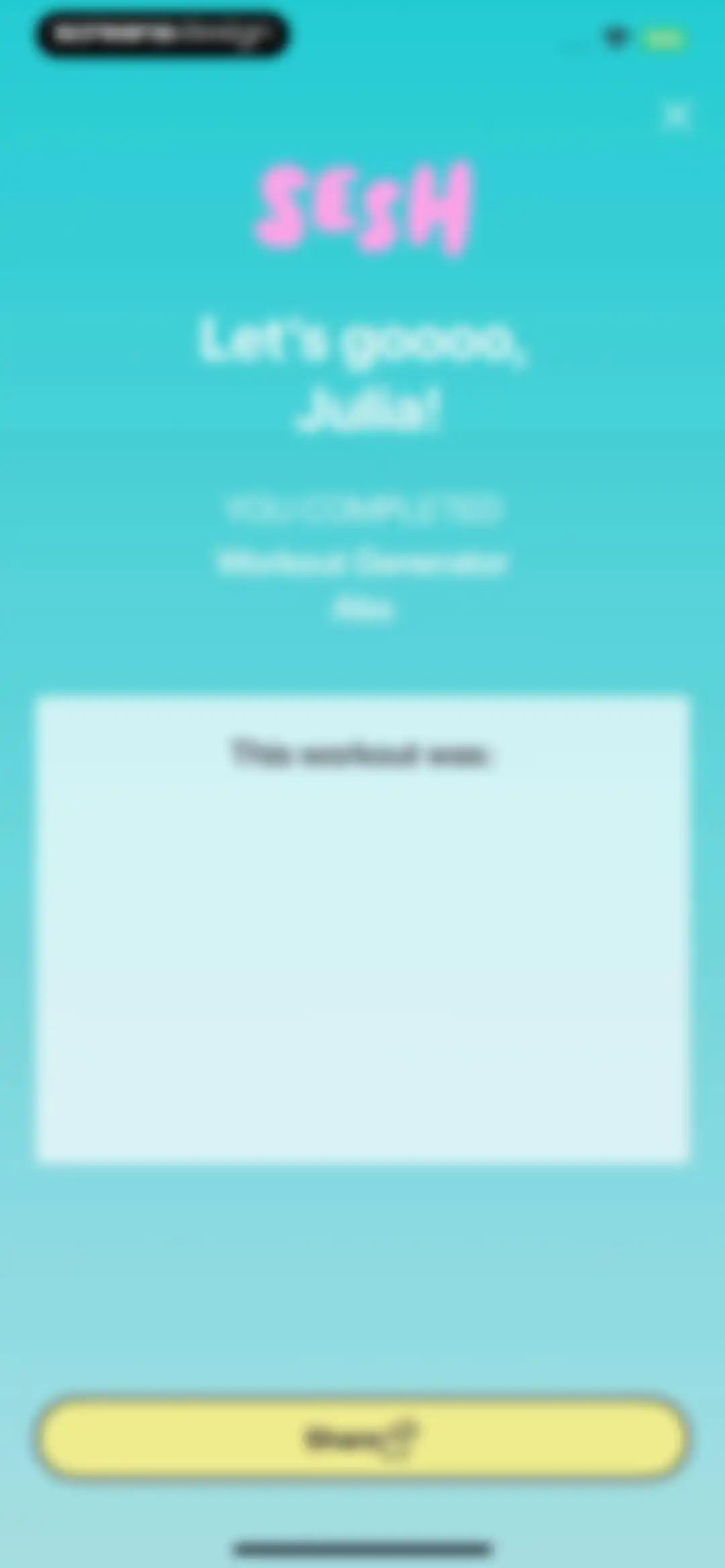 Sesh: Women Fitness & Workouts screen 41