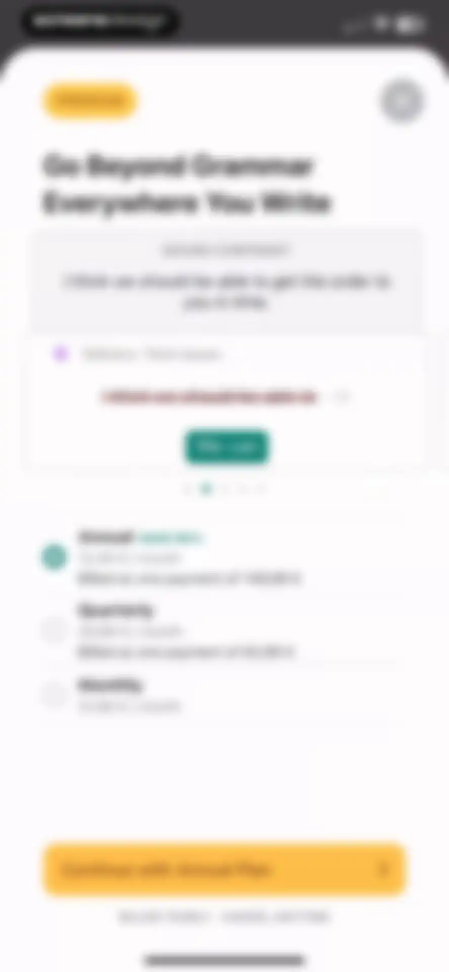 Grammarly: AI Keyboard & Notes screen 17