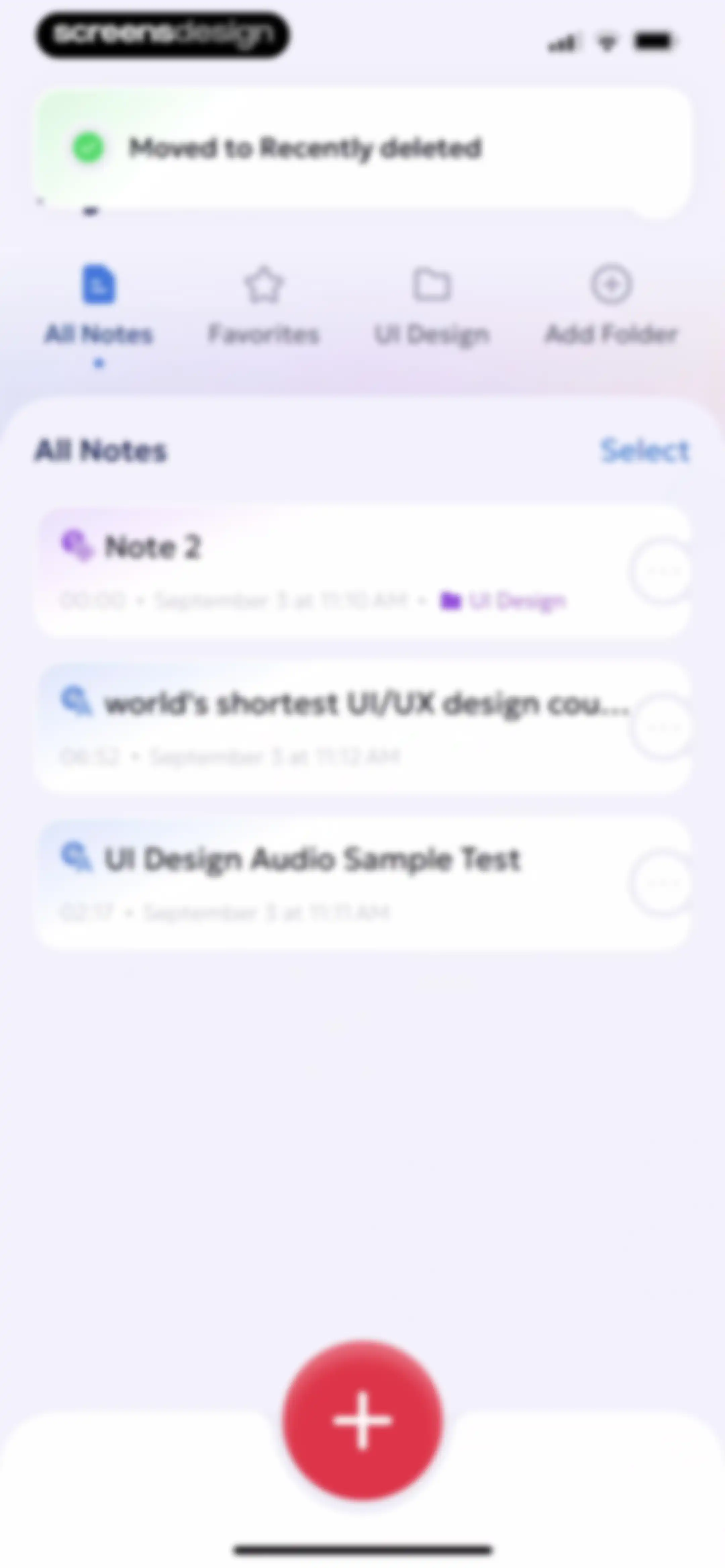 AI Summary - Meeting Notes screen 72