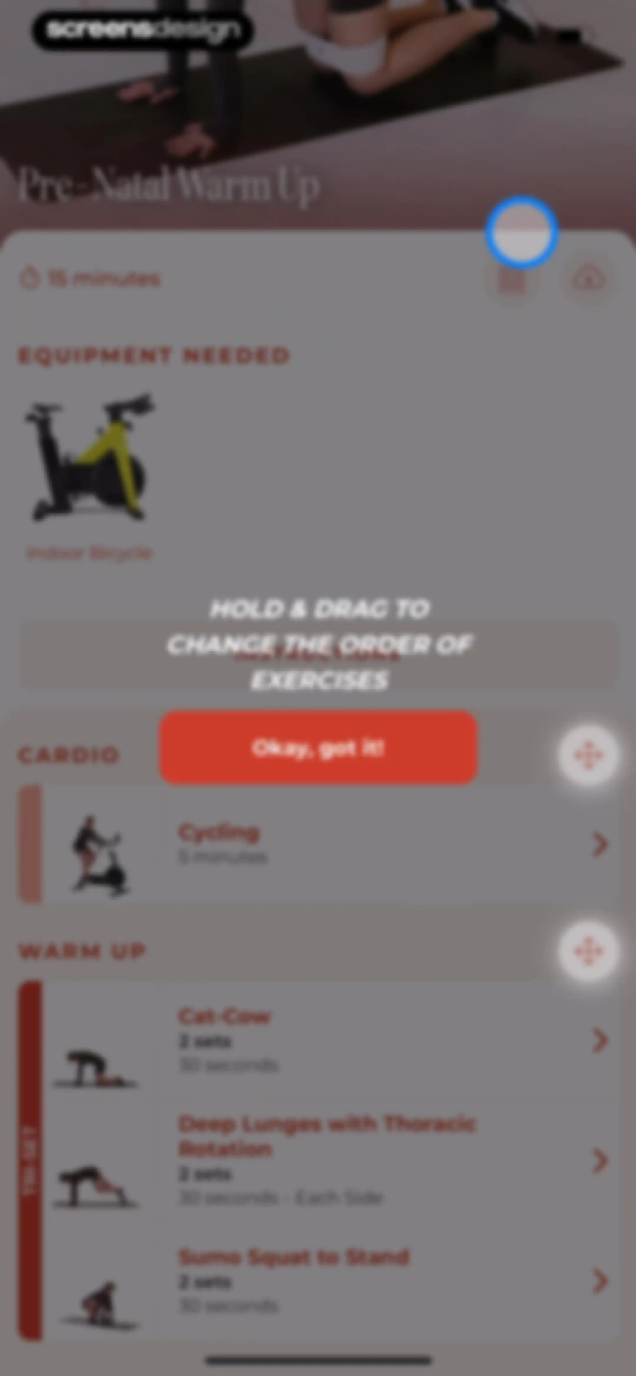 WeGLOW: Home Workout for Women screen 107