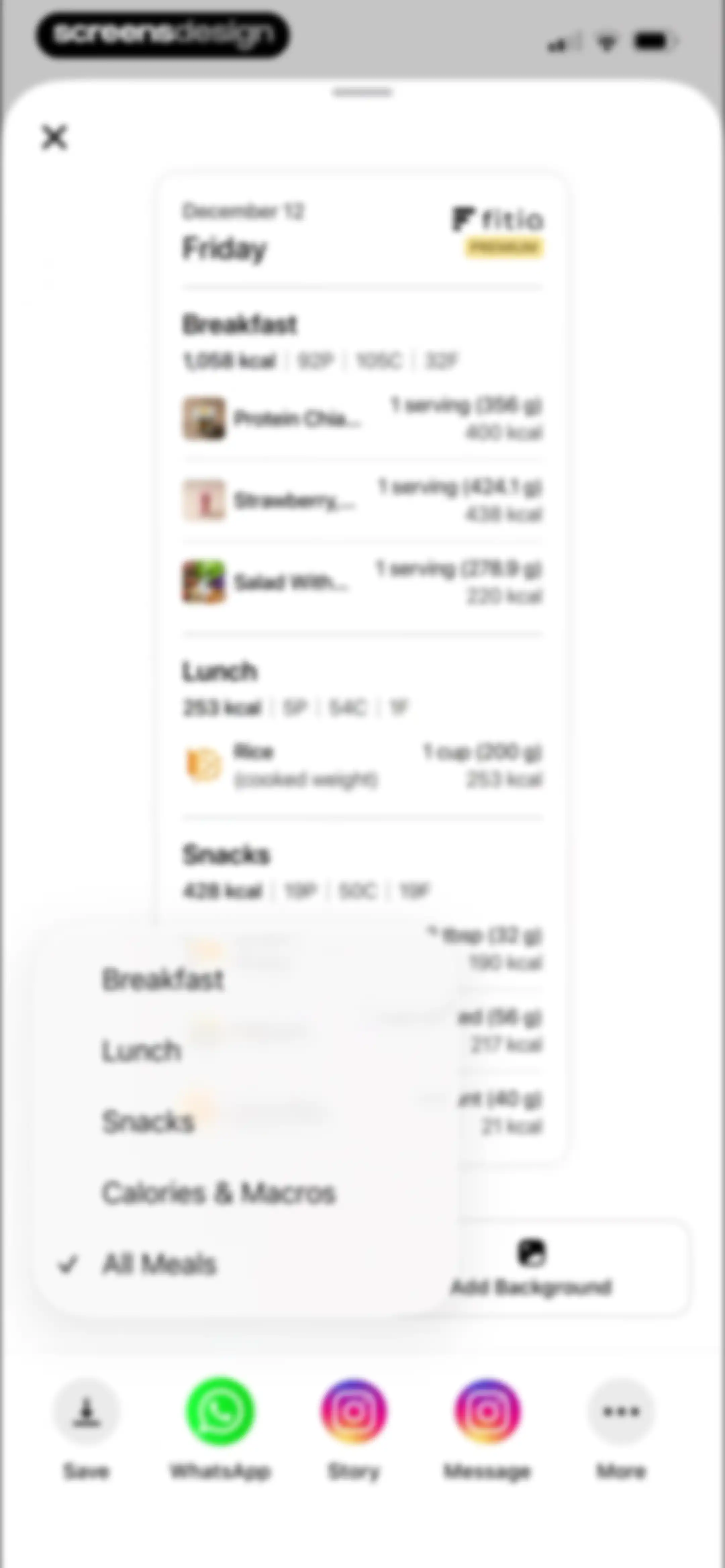 Fitia: Calorie Counter & Diet screen 169