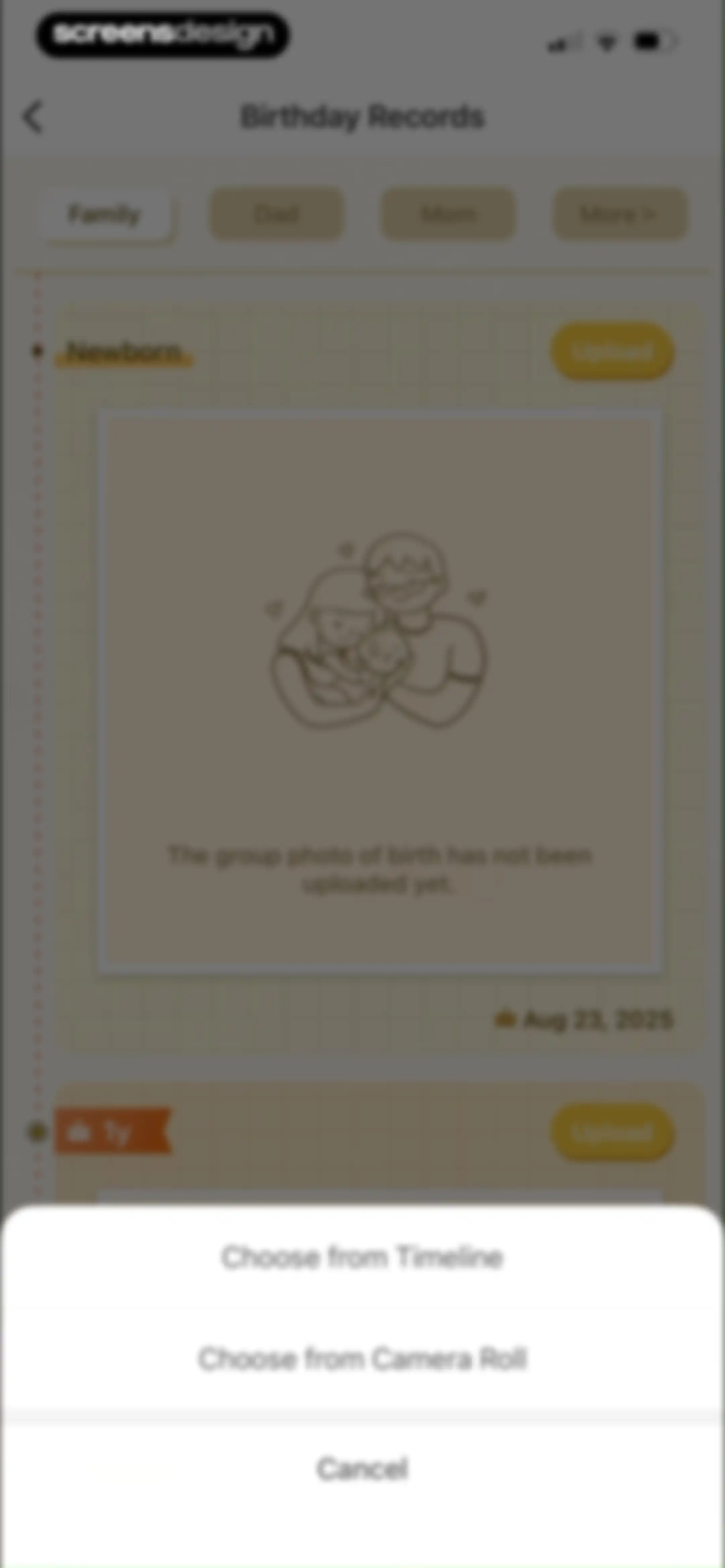 TimeHut - Baby Album screen 85