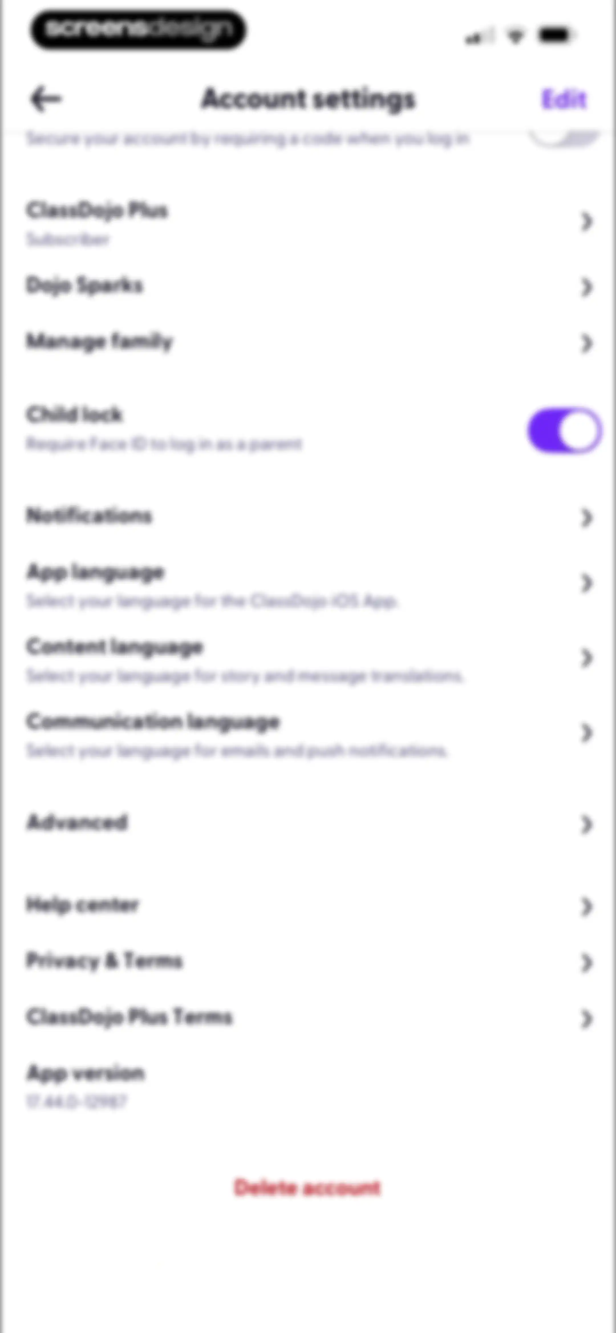 ClassDojo screen 145