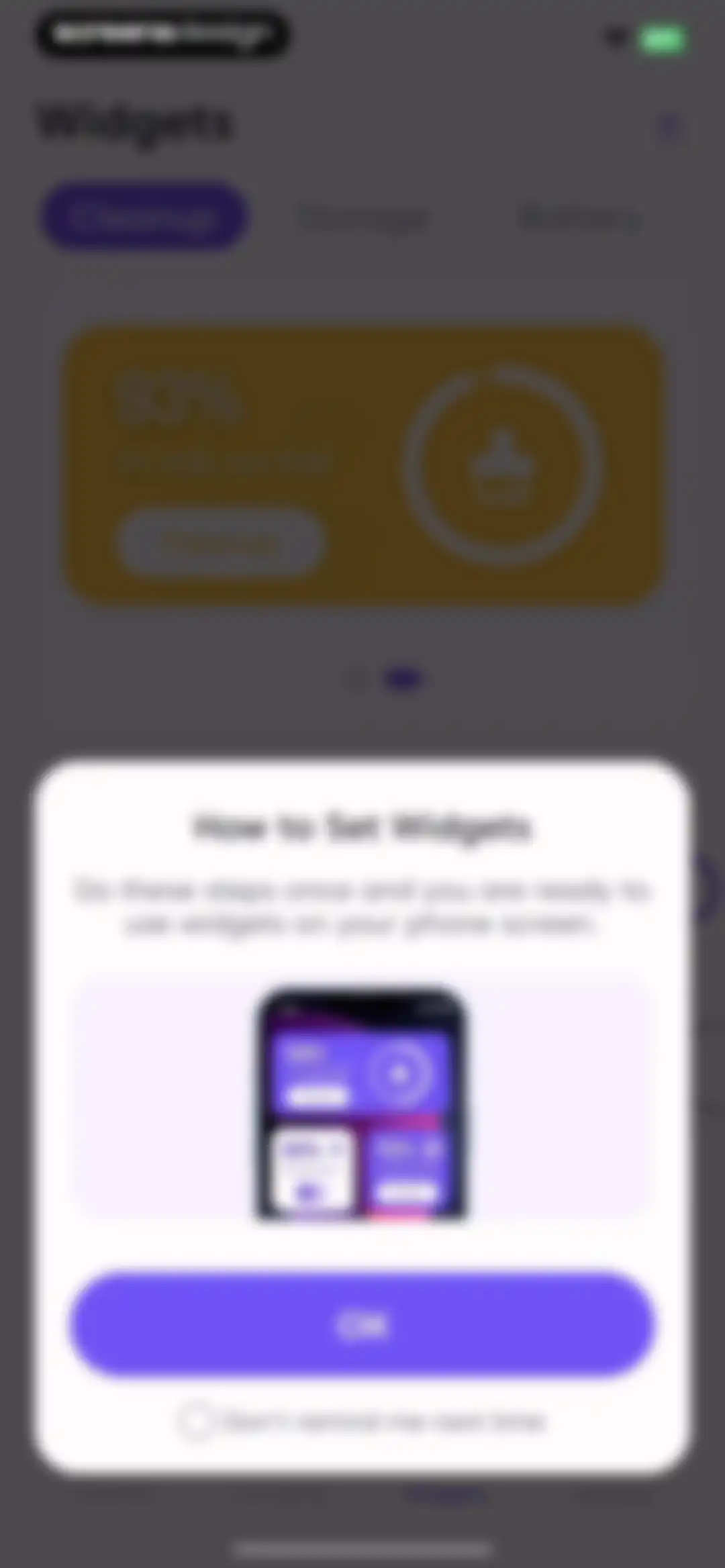 Ultra Cleaner-Storage Cleaner screen 68