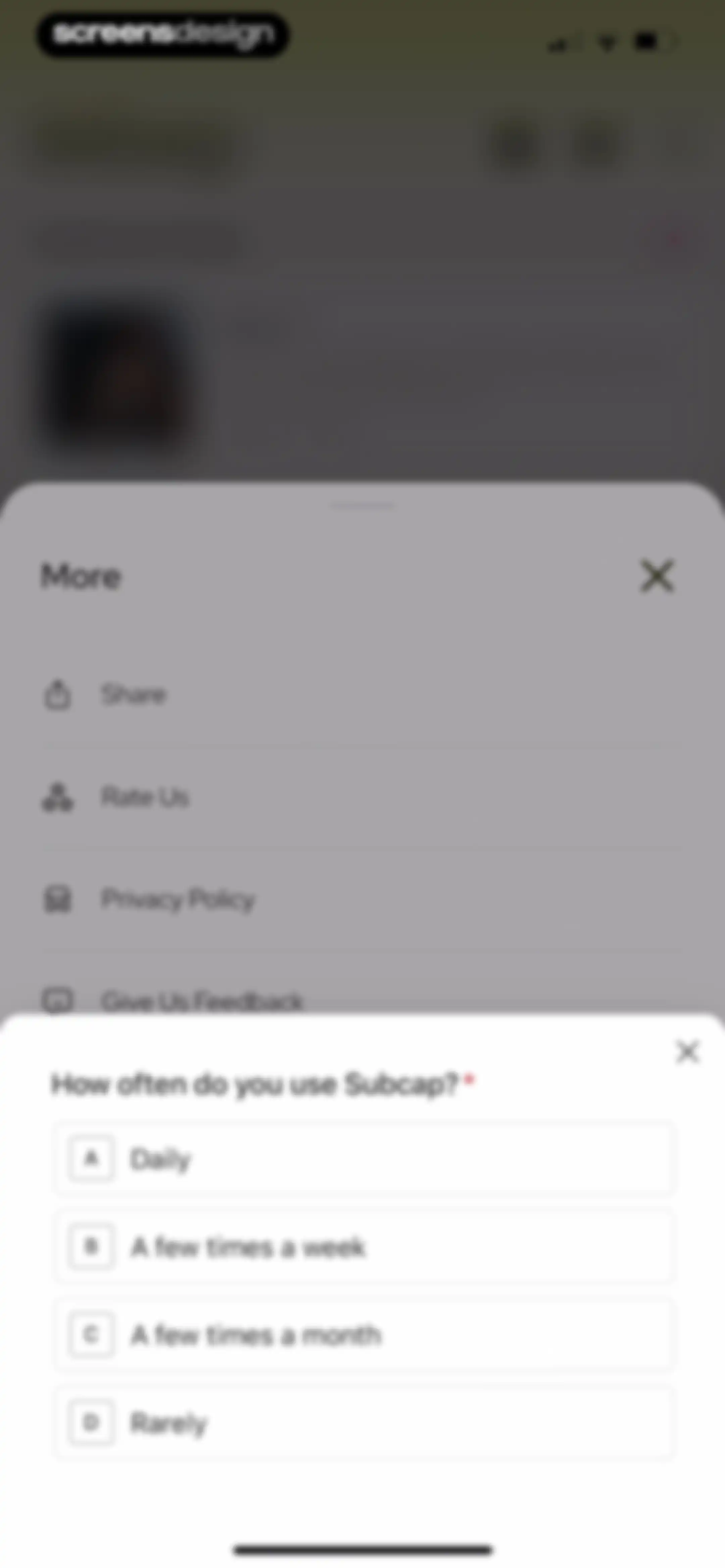 Subcap: Captions AI, Subtitles screen 72