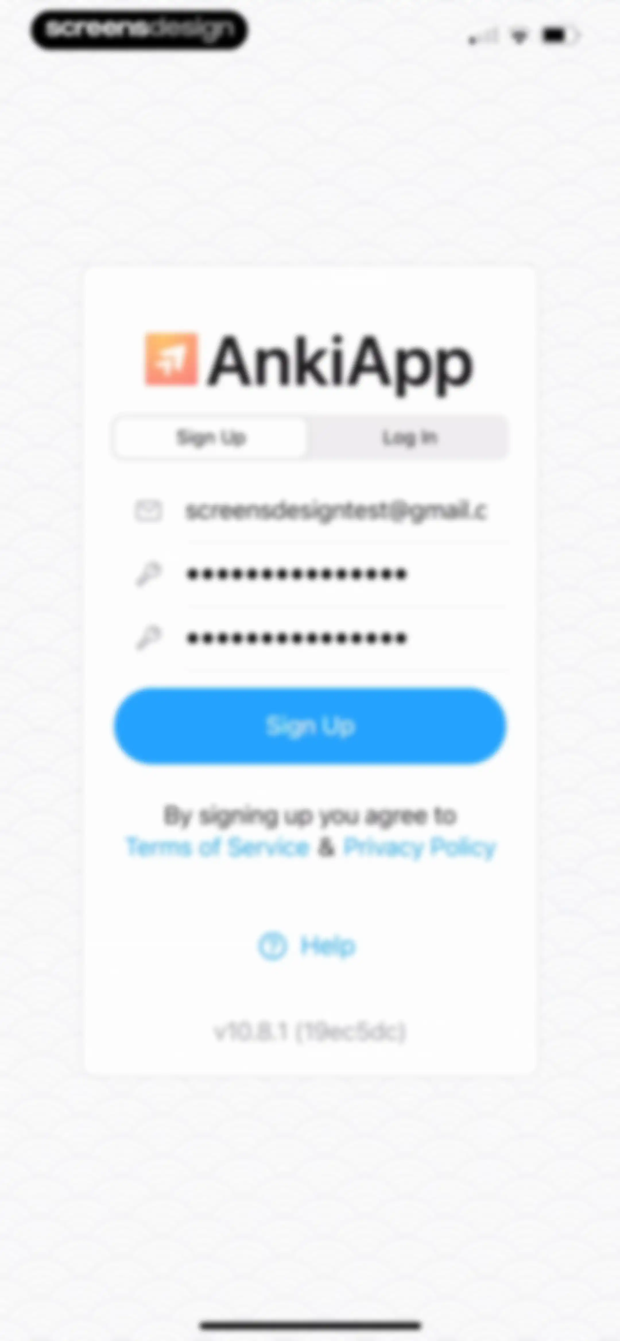 AlgoApp - Flashcards screen 2