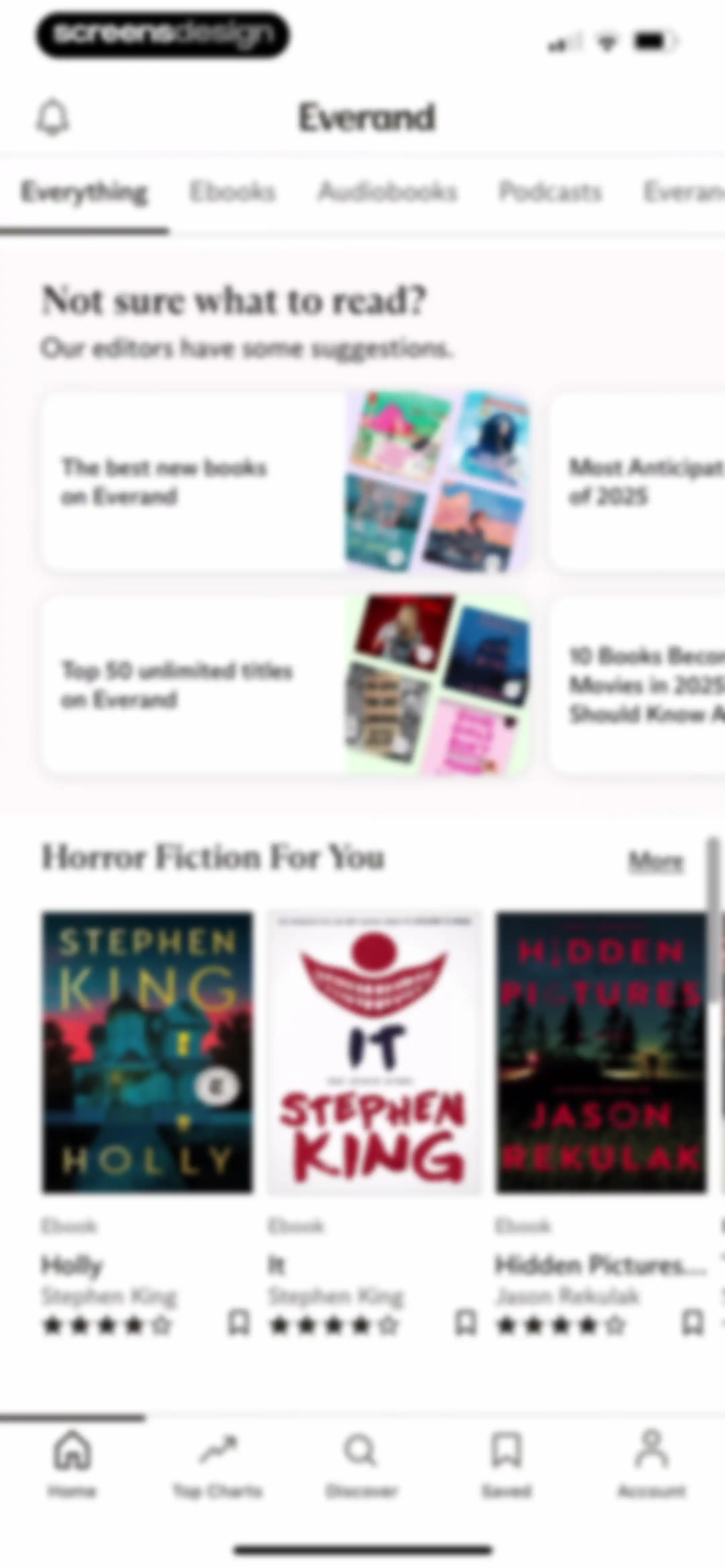 Everand: Audiobooks & Ebooks screen 57