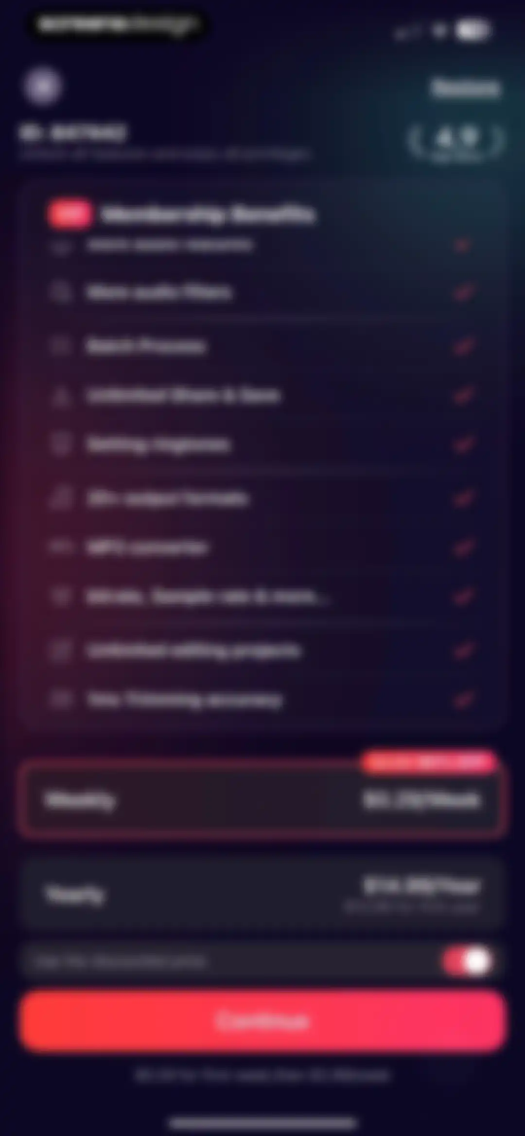 Audio Editor: MP3 Converter screen 66