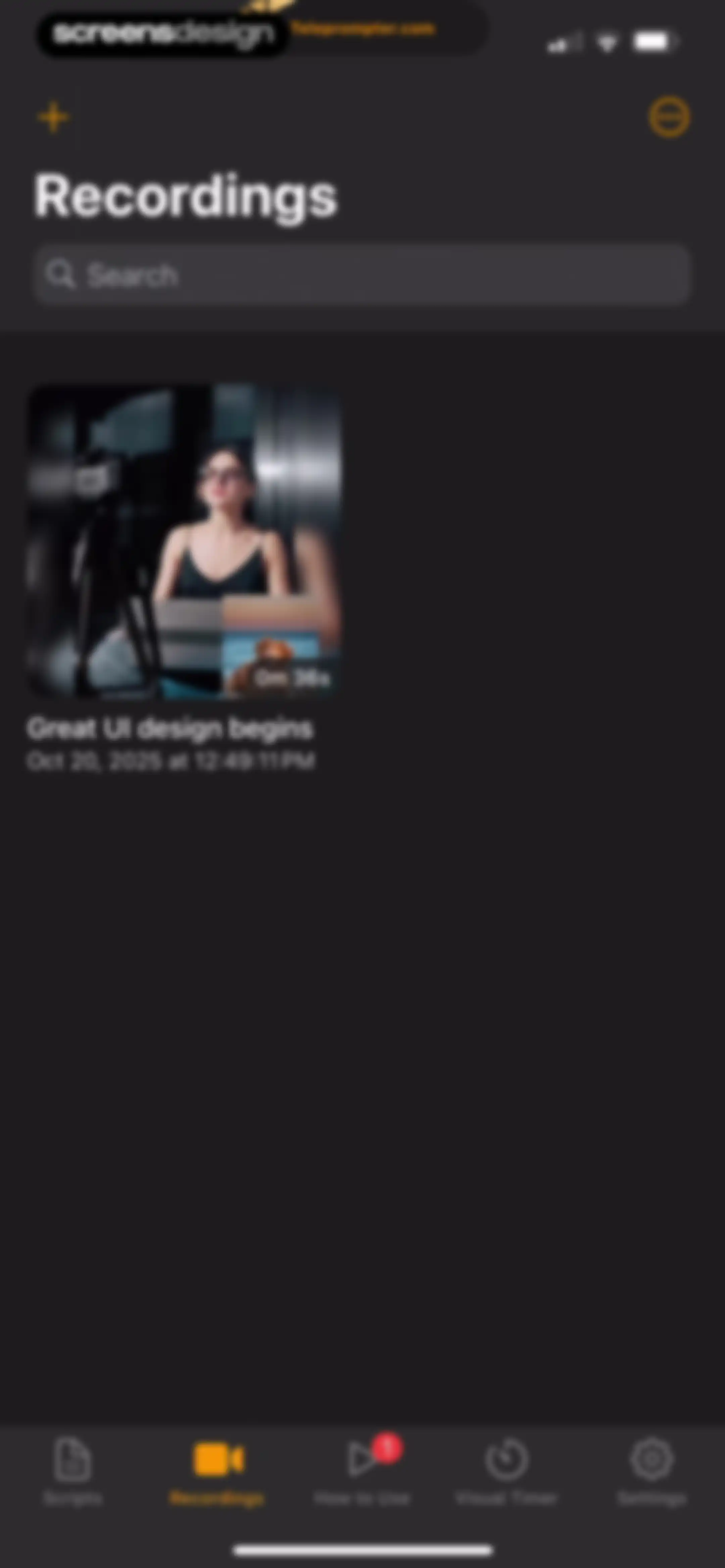Teleprompter.com screen 120