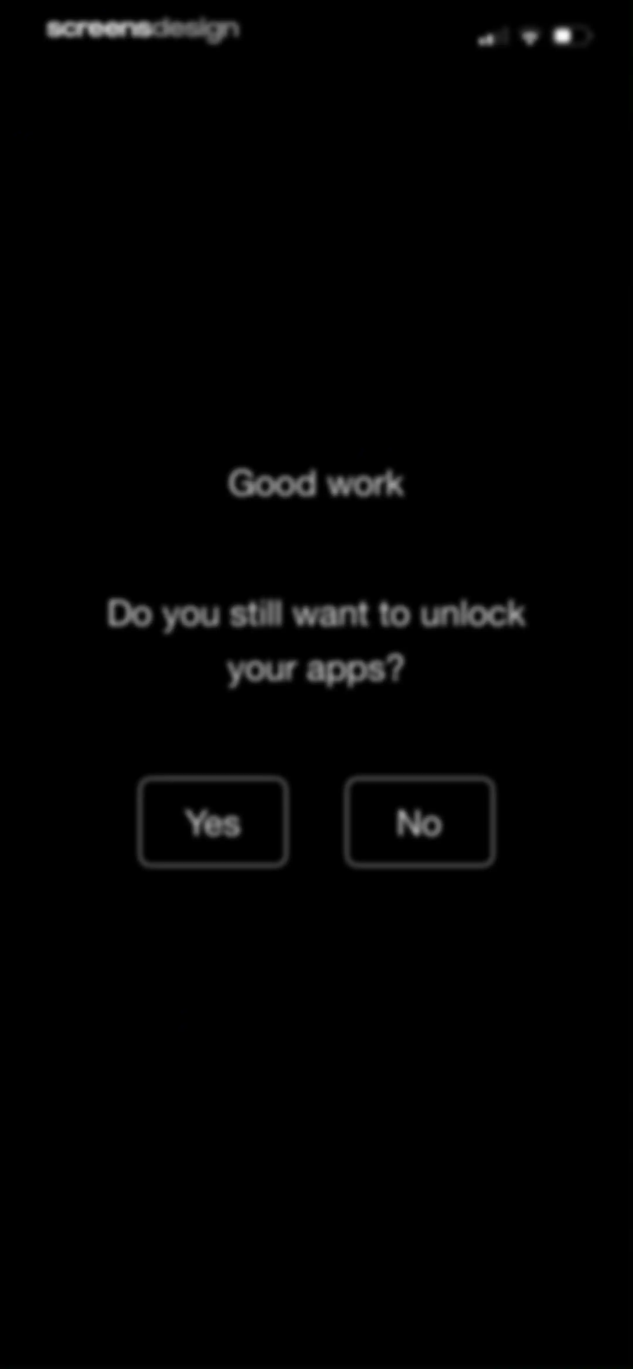 Blank Spaces Launcher screen 82