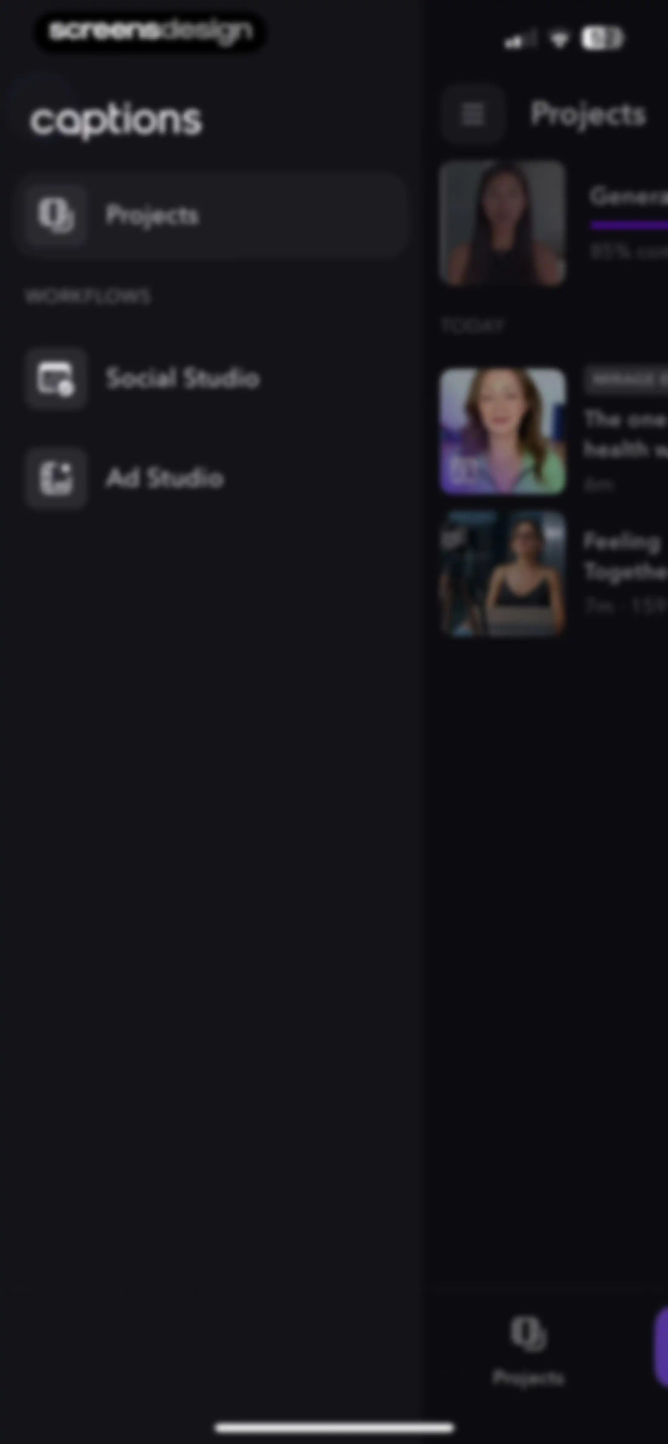 Captions: AI Edits Your Video screen 147