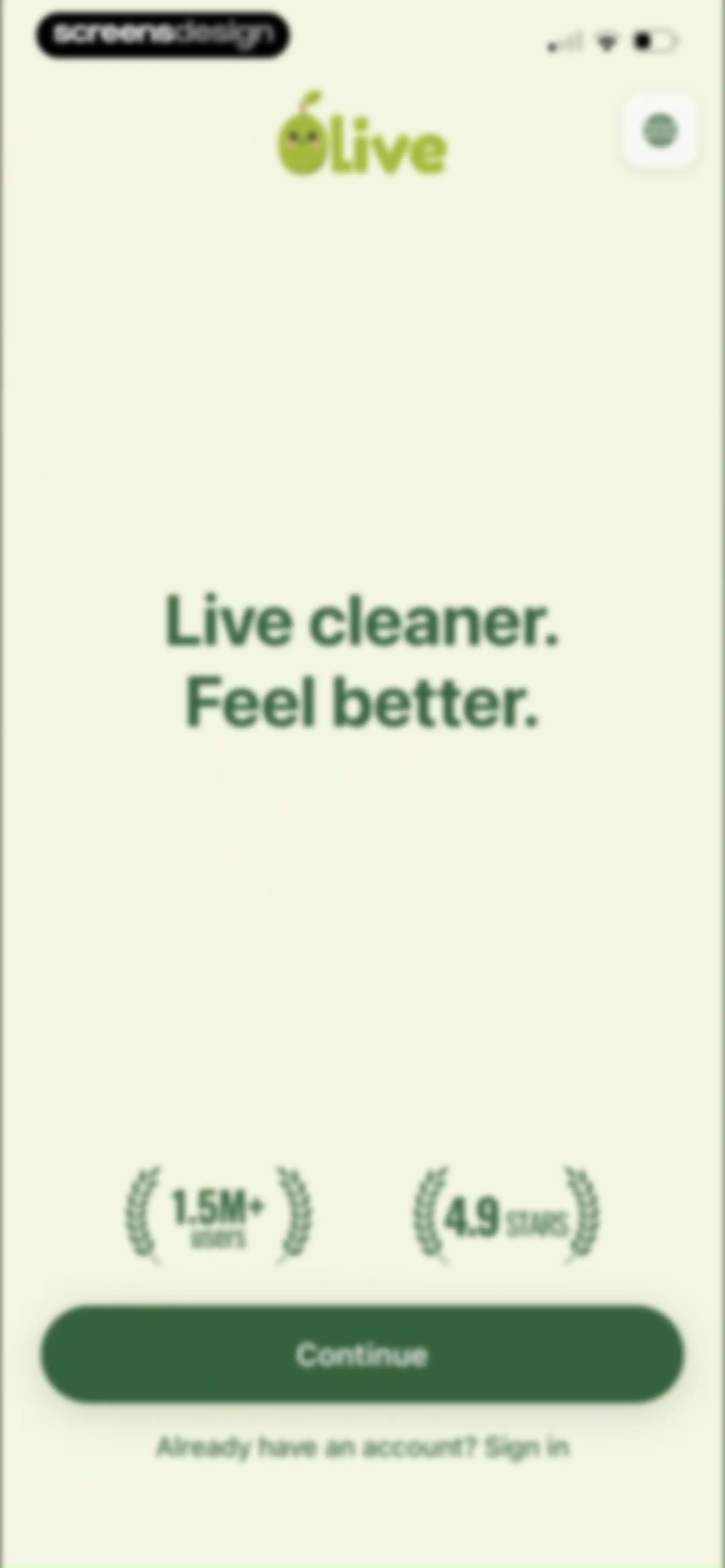 Olive: Food & Cosmetic Scanner screen 2