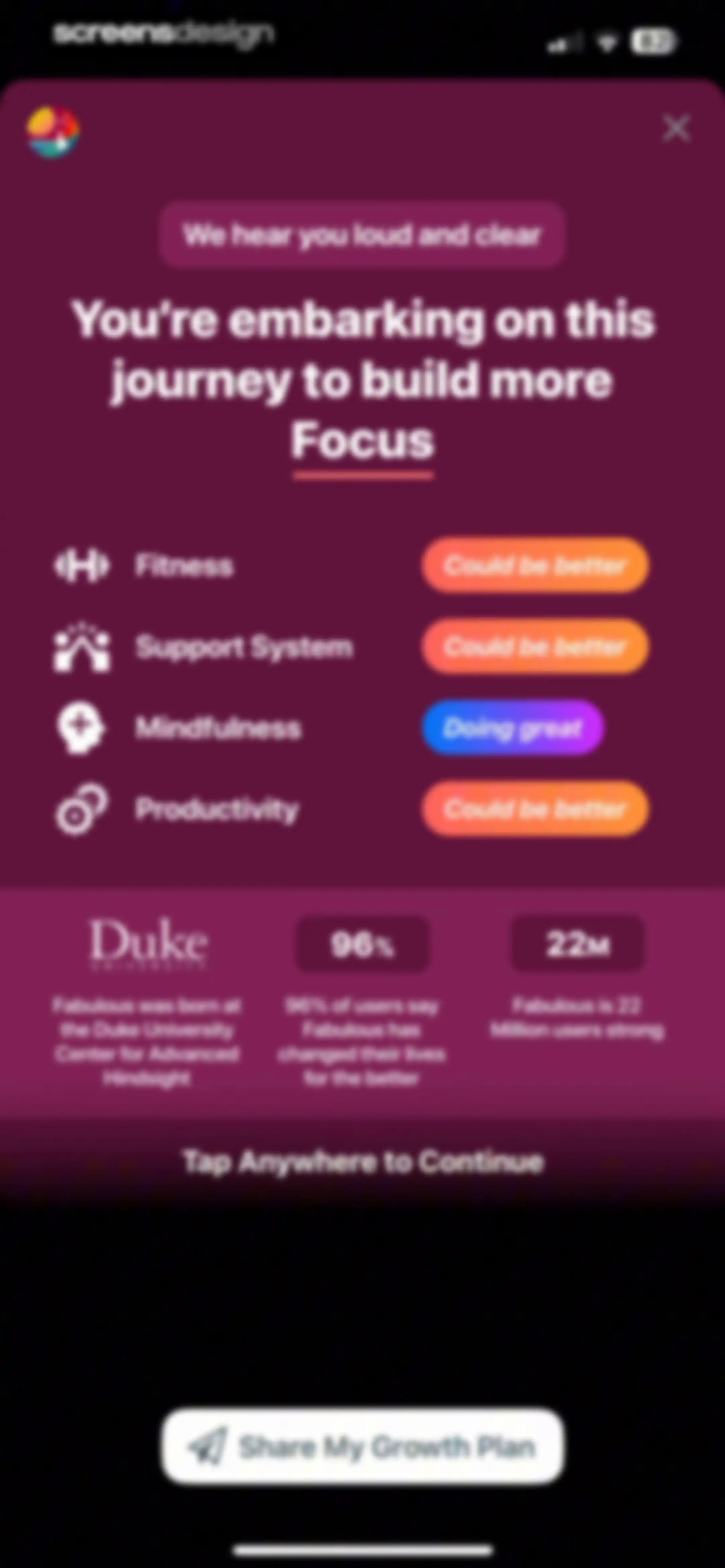 Fabulous: Daily Habit Tracker screen 21