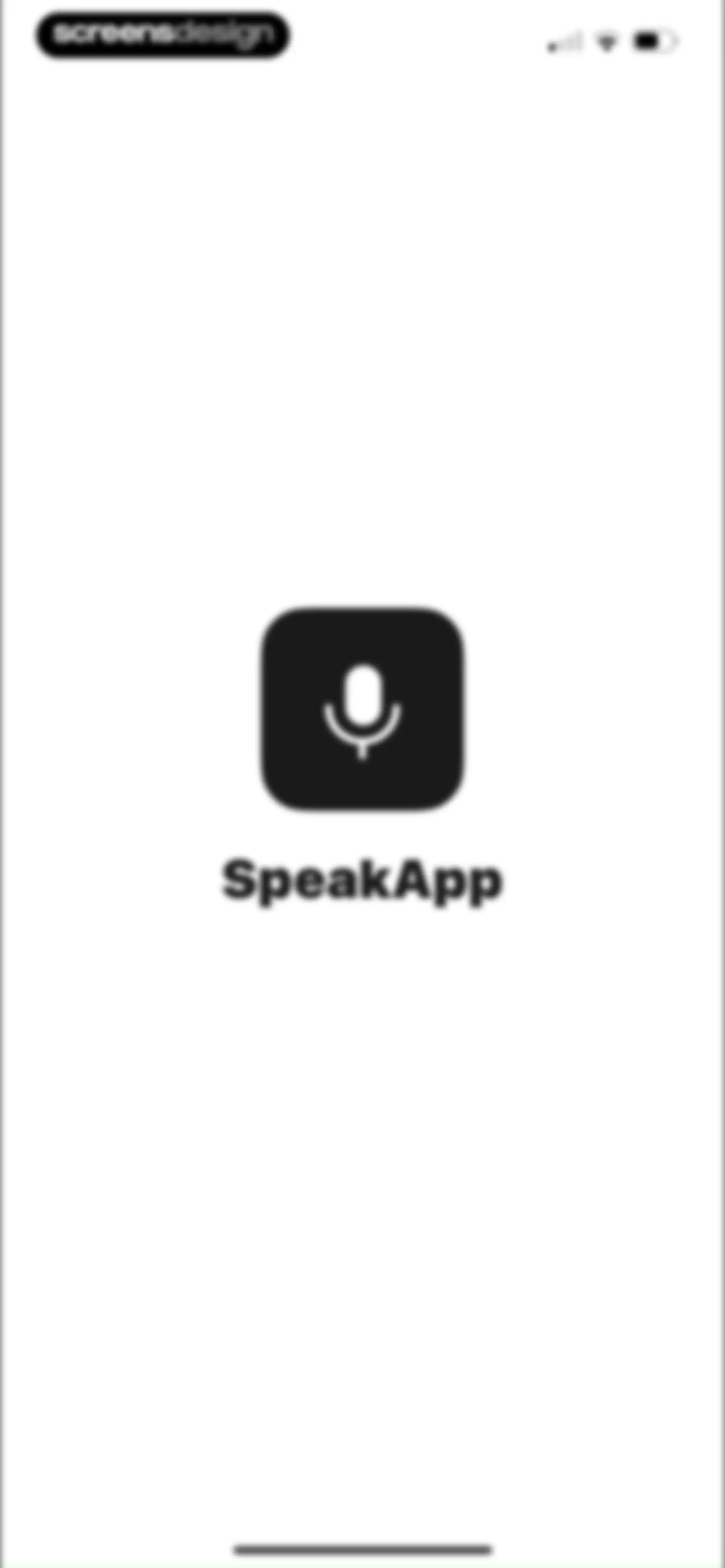 SpeakApp AI: Voice Notes screen 1