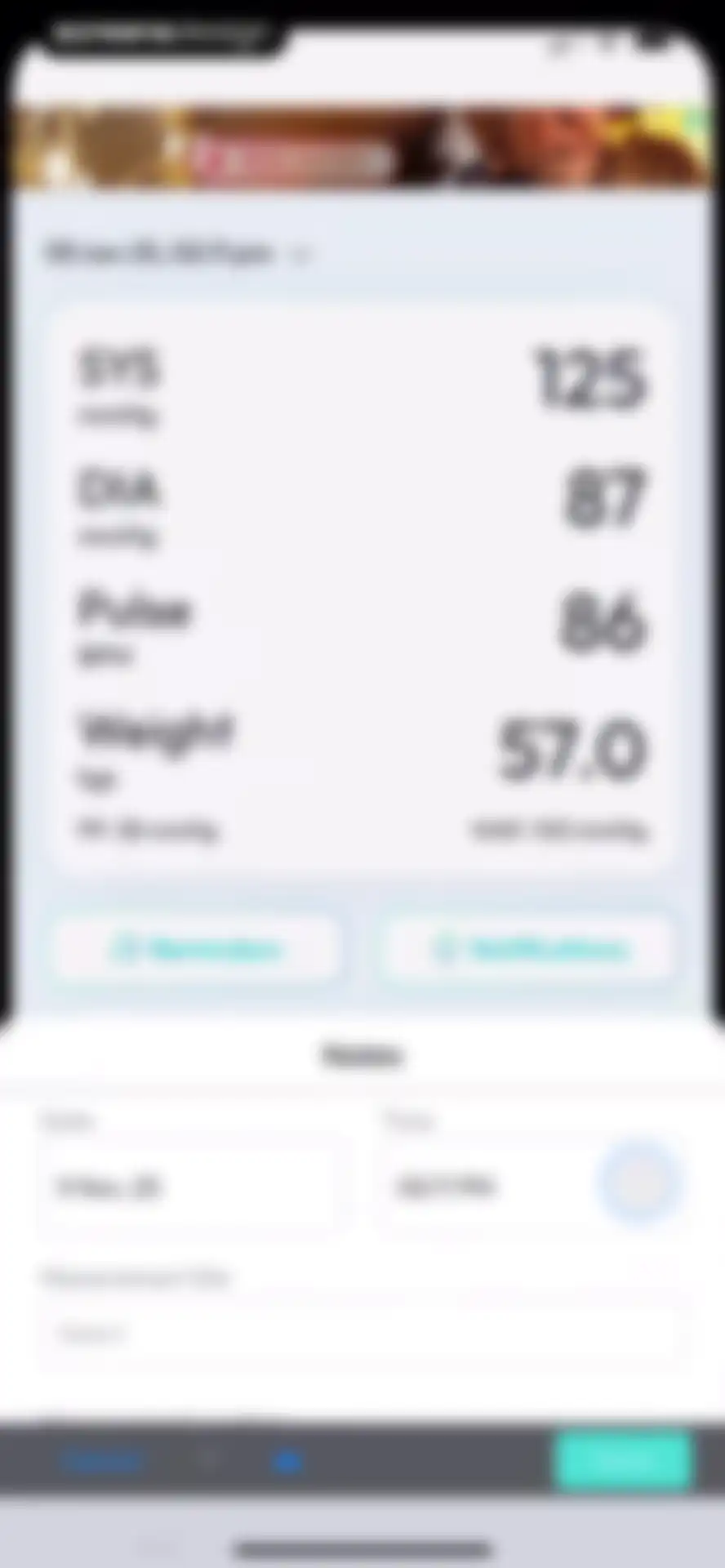 Blood Pressure Tracker SmartBP screen 43