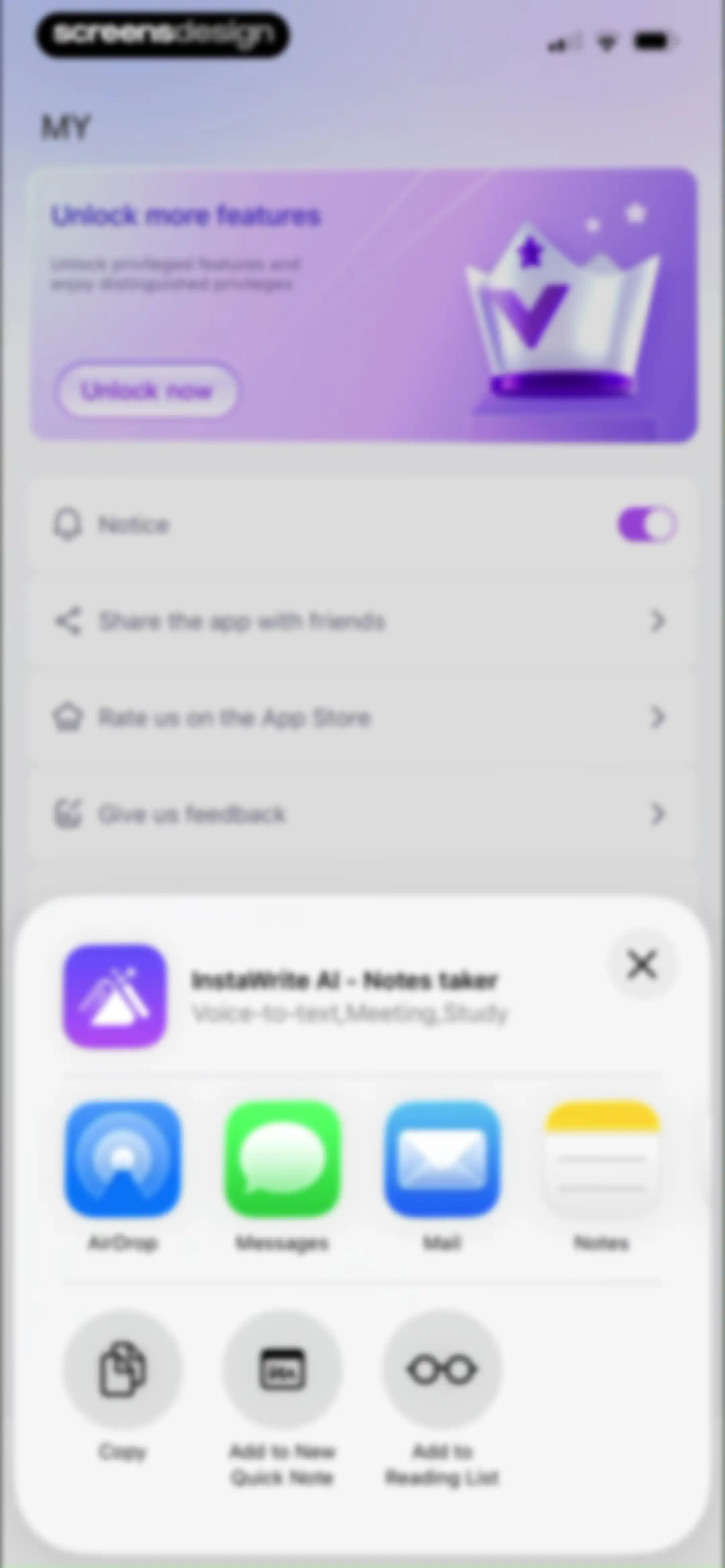 WriteSwift AI - Note Taking screen 65