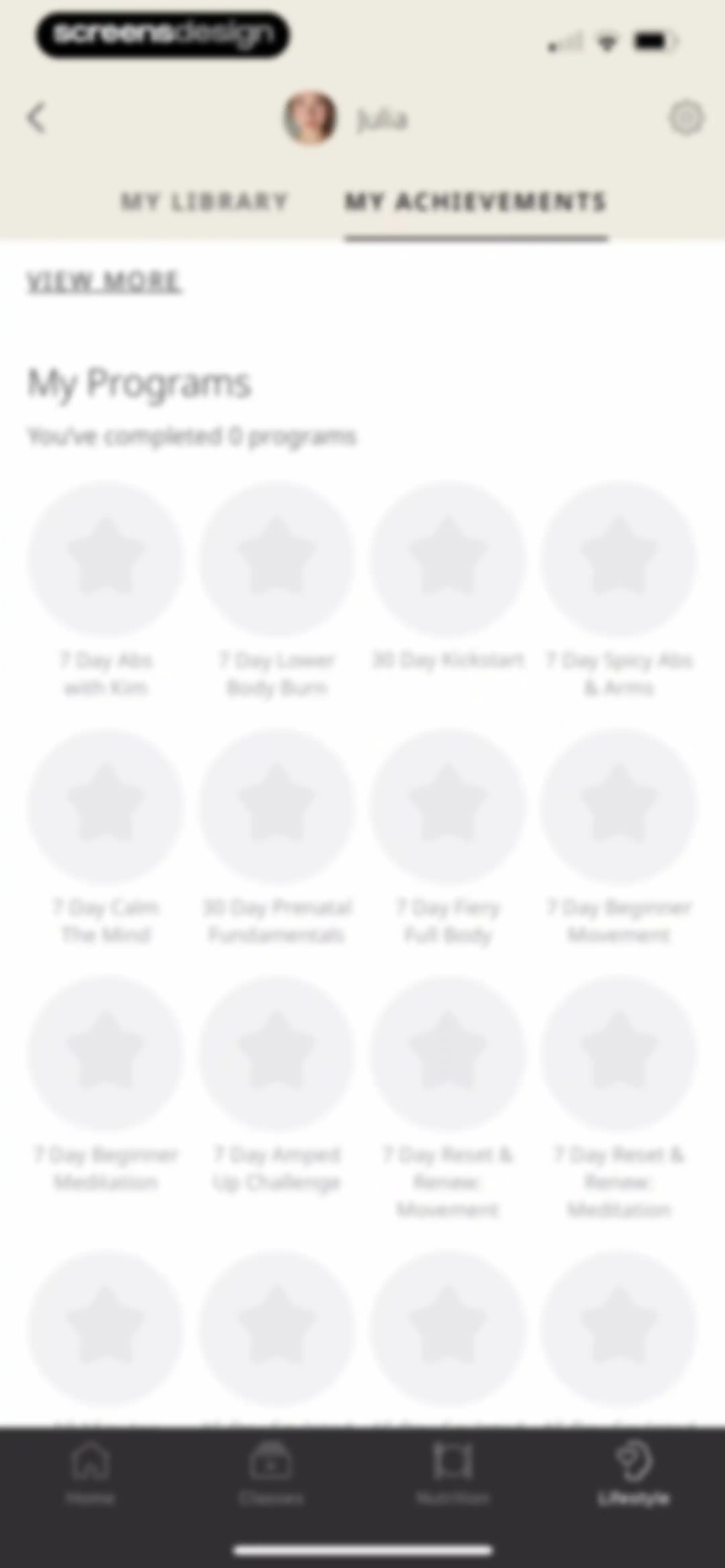 MWH: Fitness + Wellness screen 128
