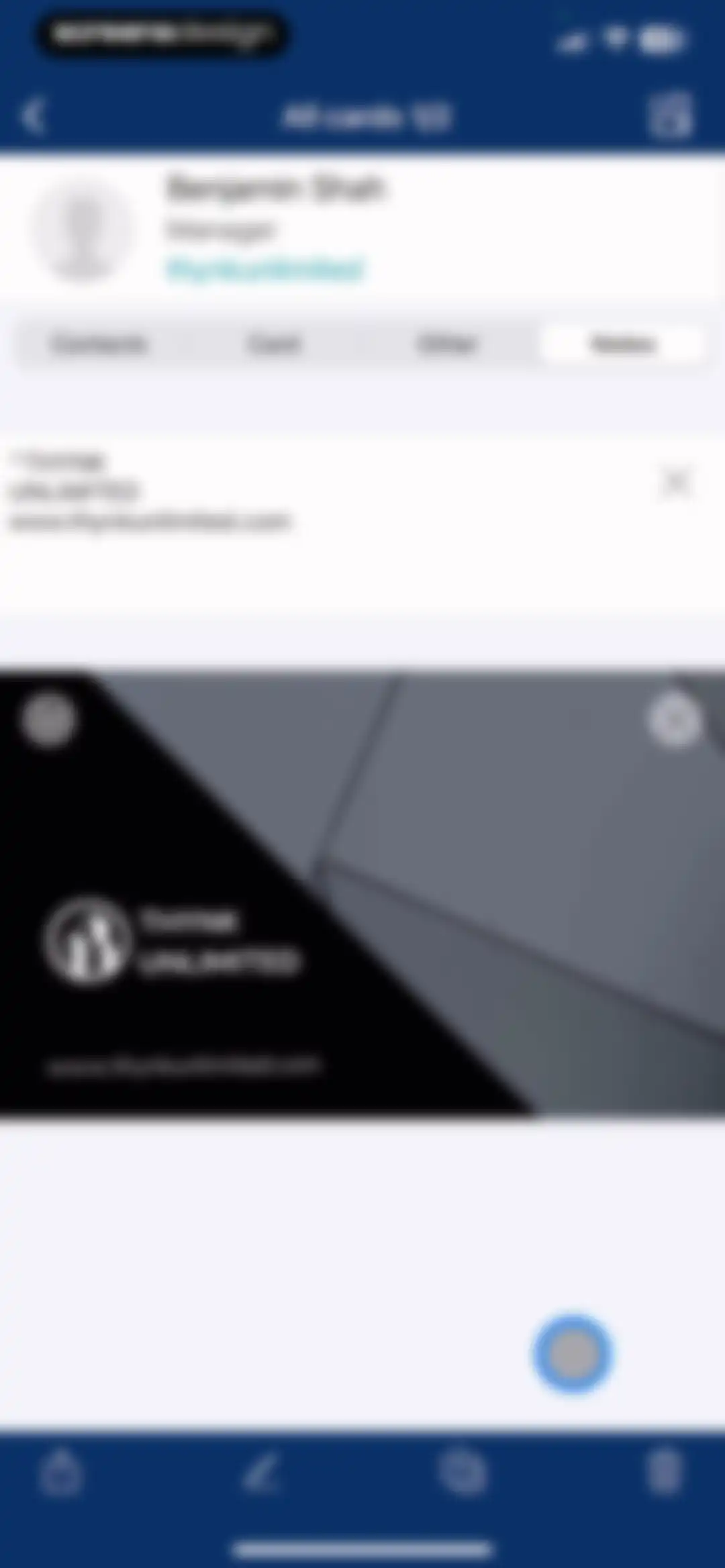 Business Card Reader screen 31
