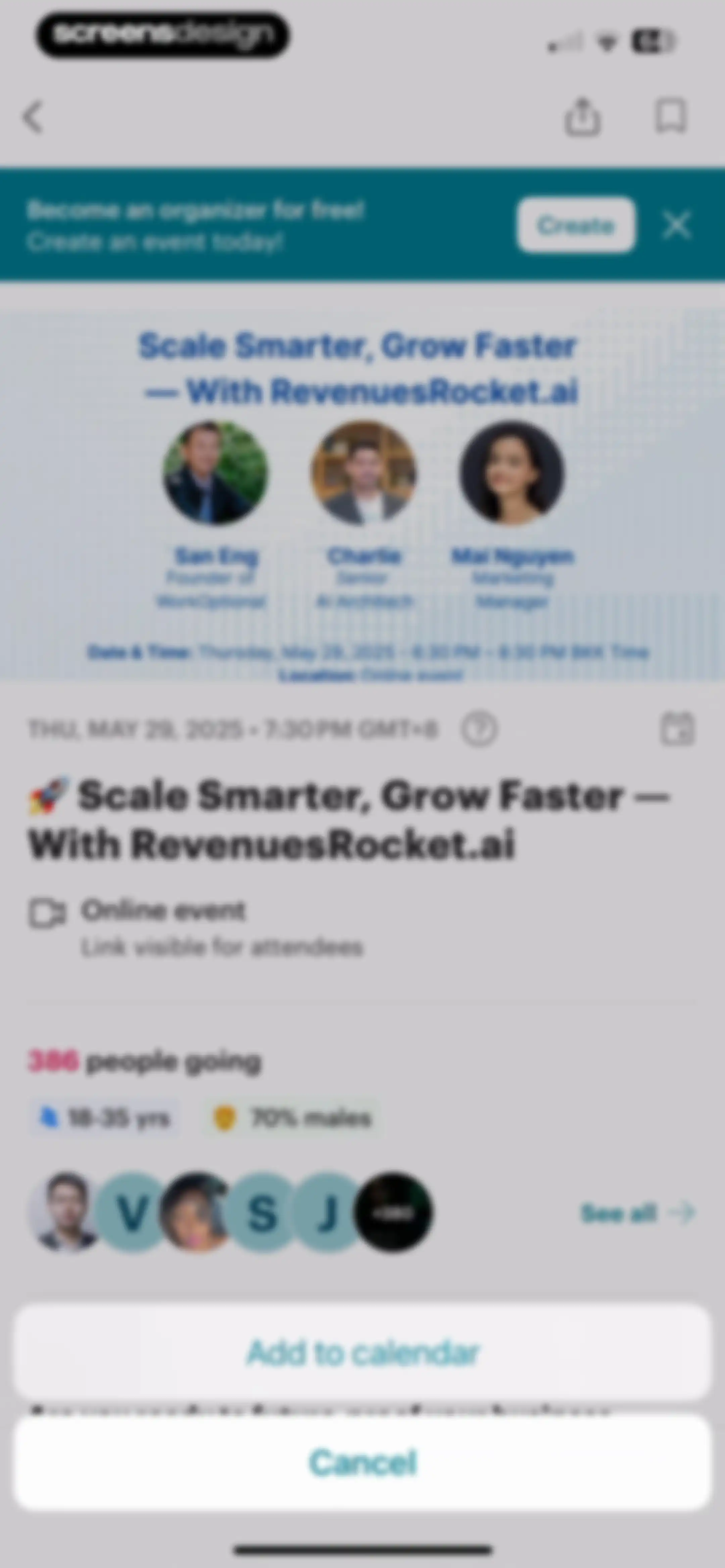 Meetup: Social Events & Groups screen 27