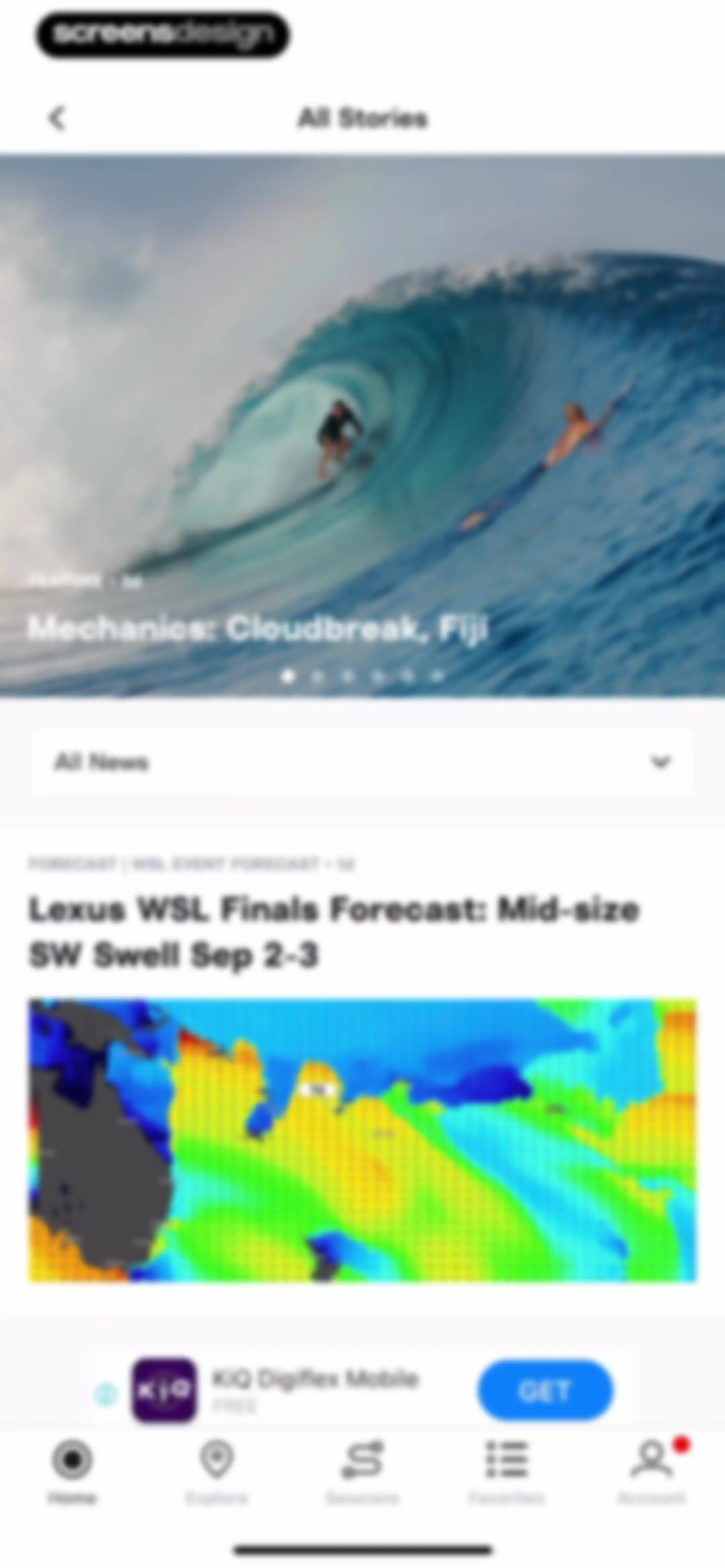 Surfline: Wave & Surf Reports screen 69