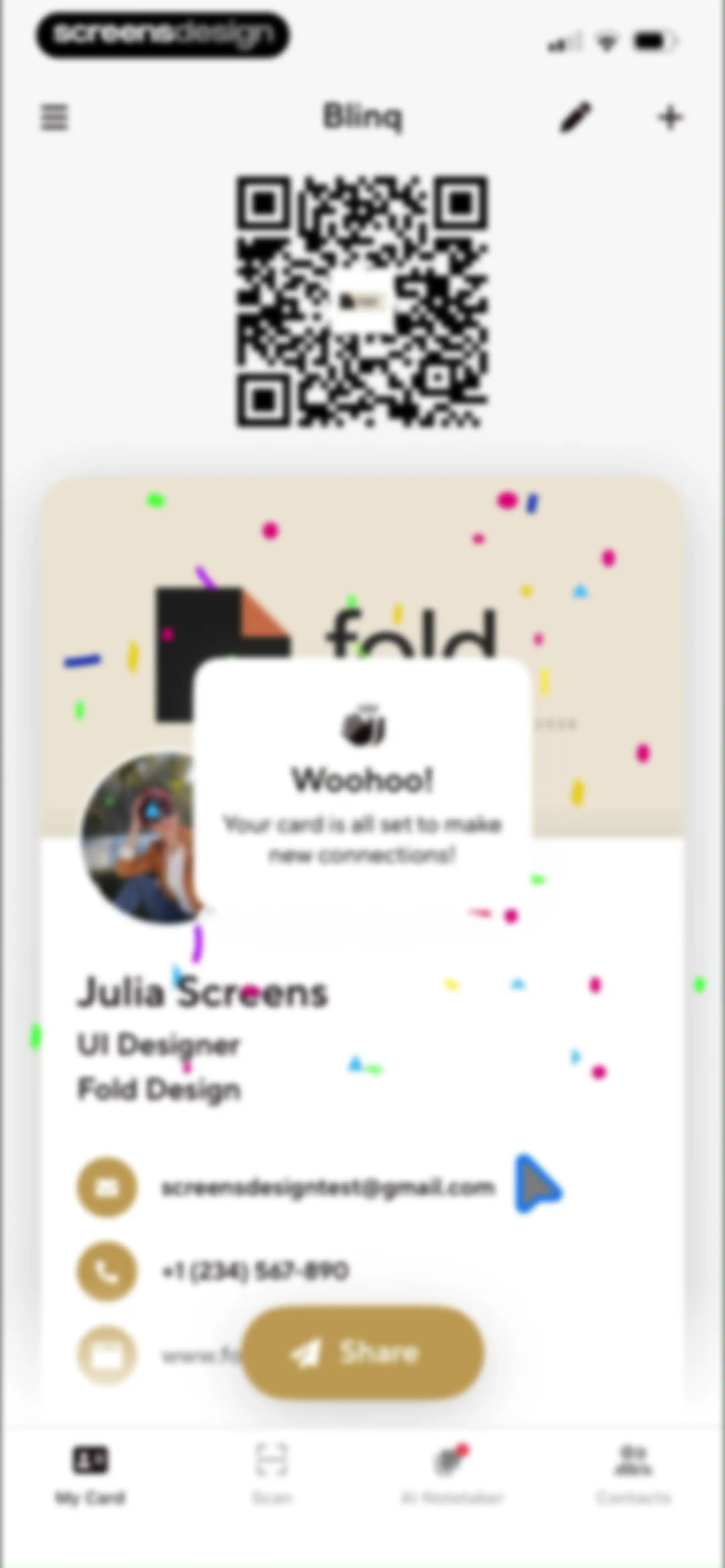 Blinq: Digital Business Card screen 29