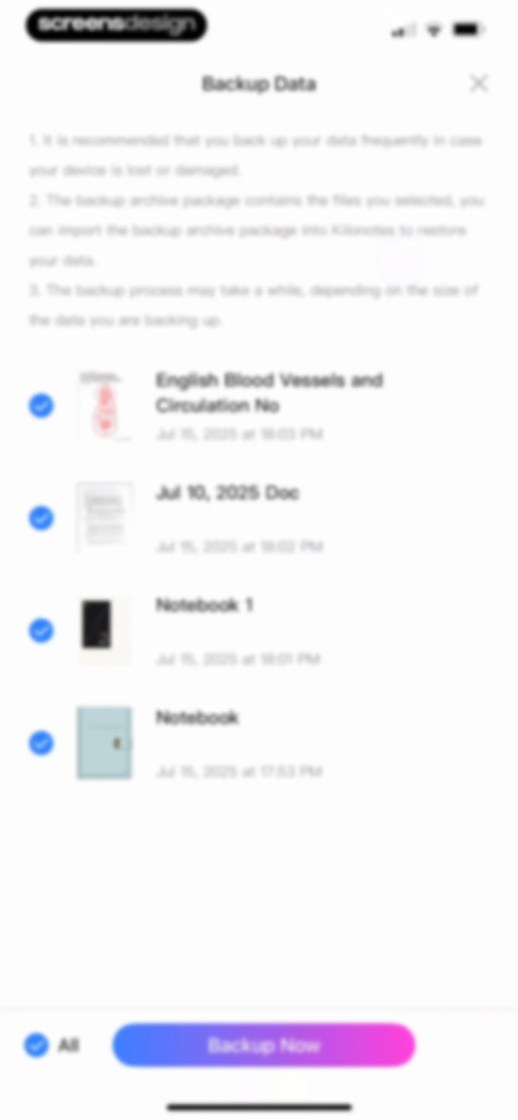 Kilonotes-Notes & Mark up PDF screen 98