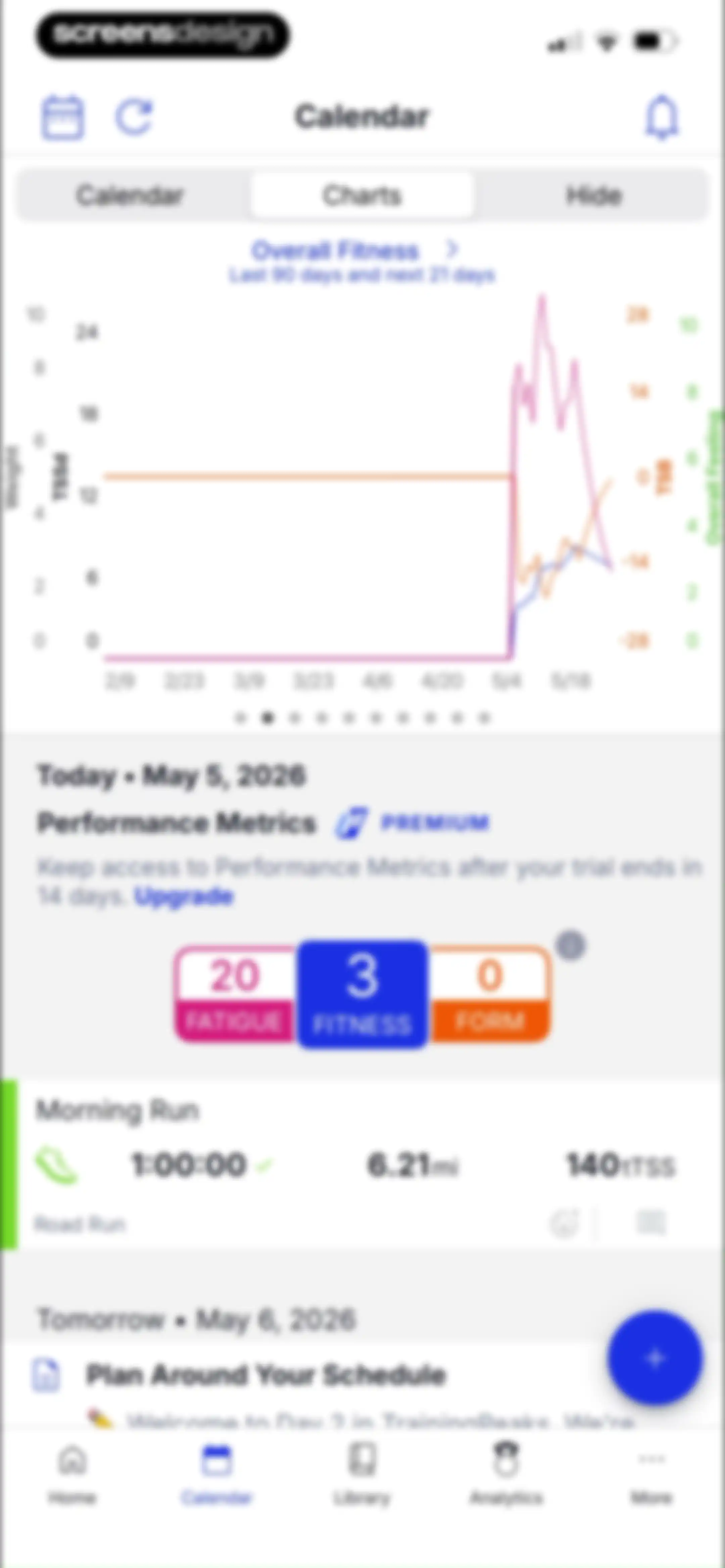 TrainingPeaks: Plan Train Lift screen 61
