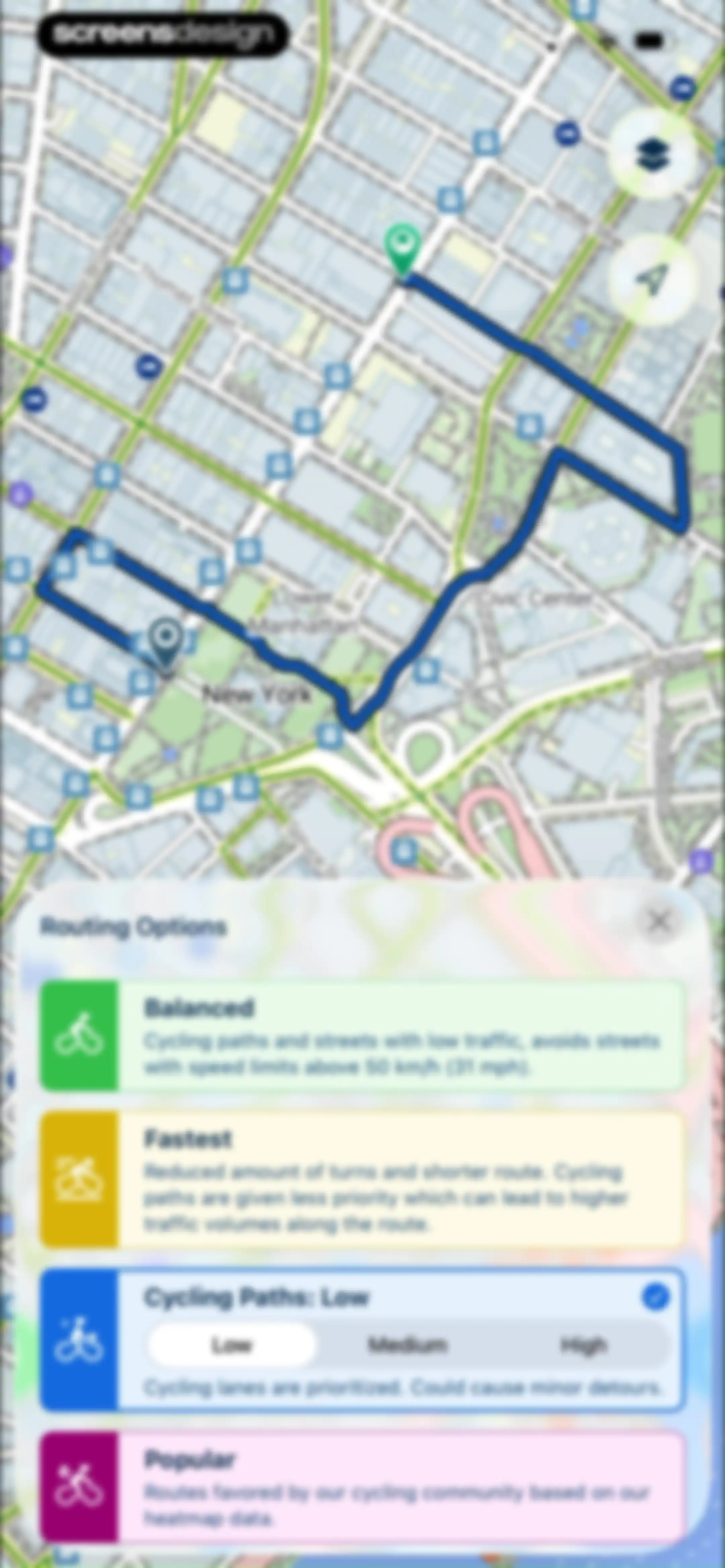Bikemap: Bicycle Tracker & GPS screen 28