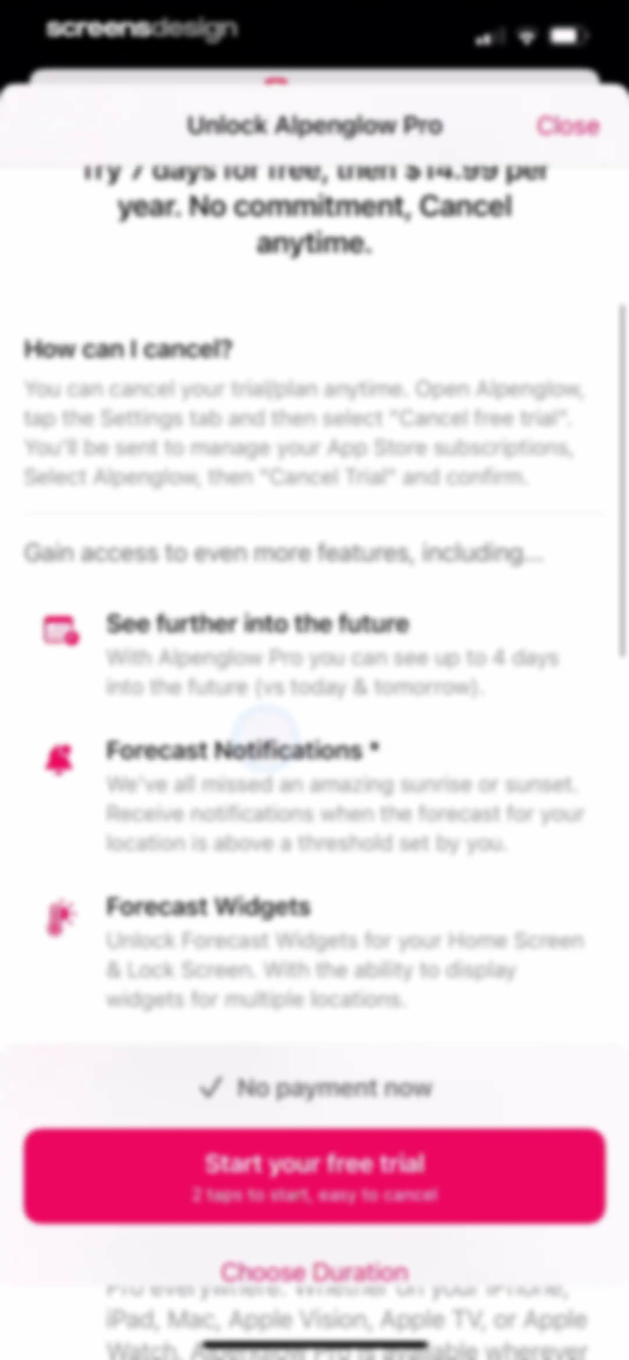 Sunset Predictions: Alpenglow screen 20
