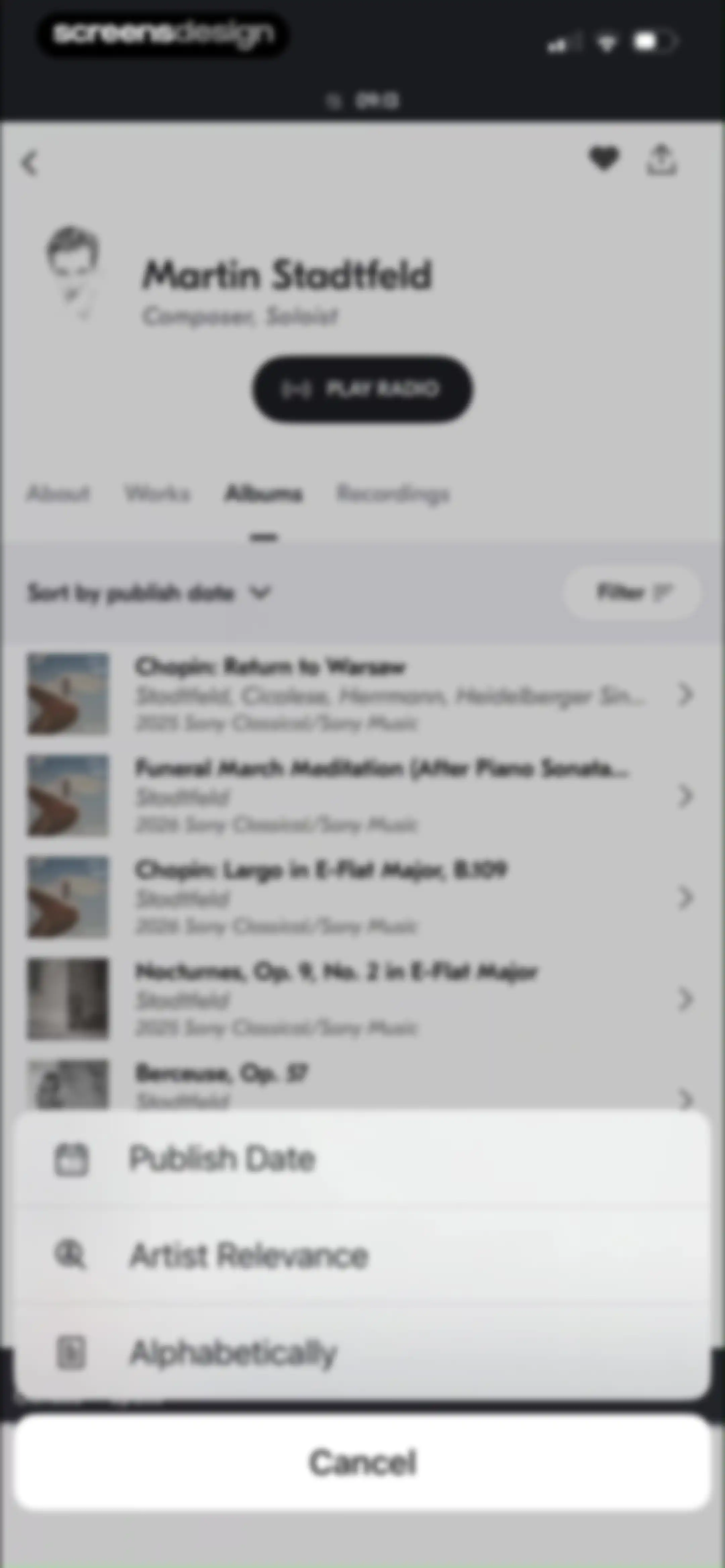 IDAGIO Stream Classical Music screen 50
