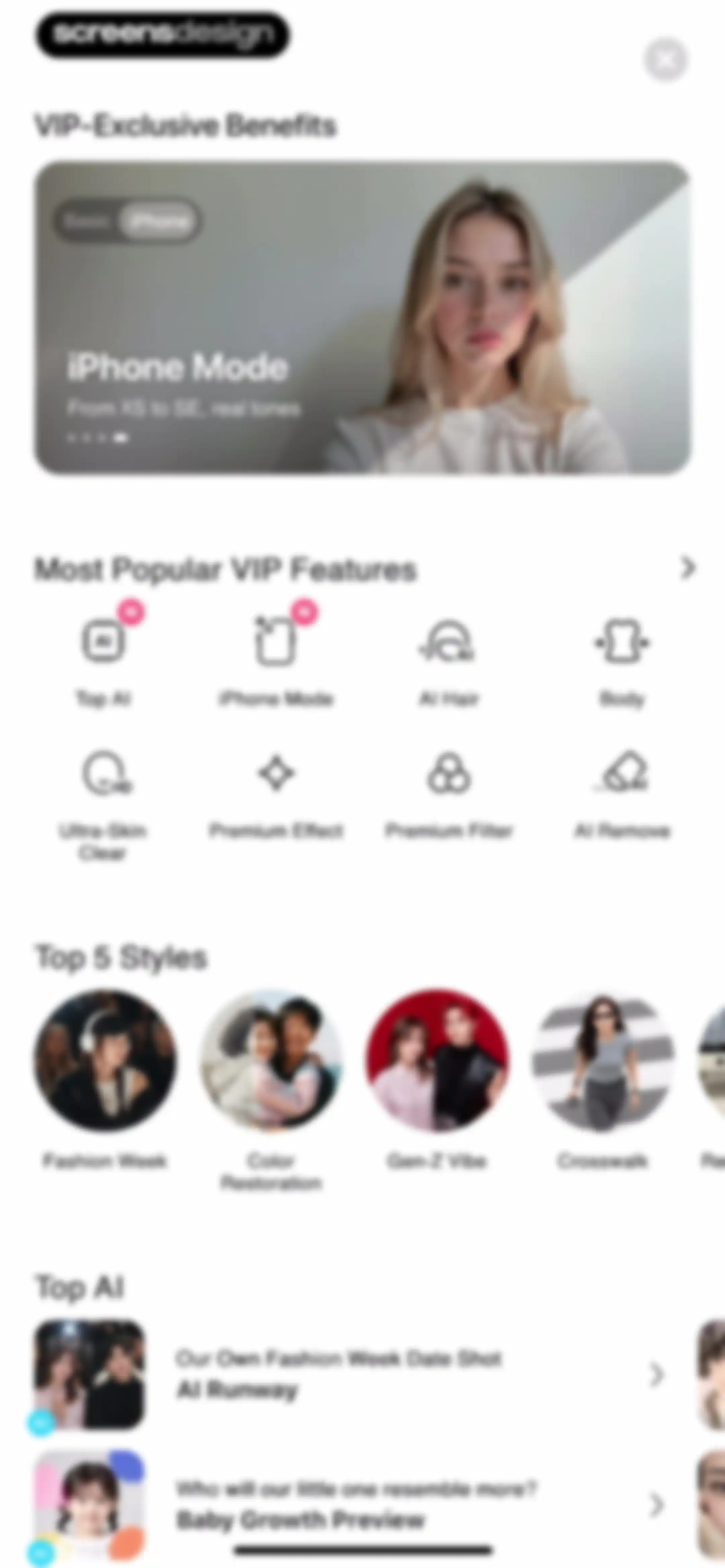 SNOW - AI Profile screen 23