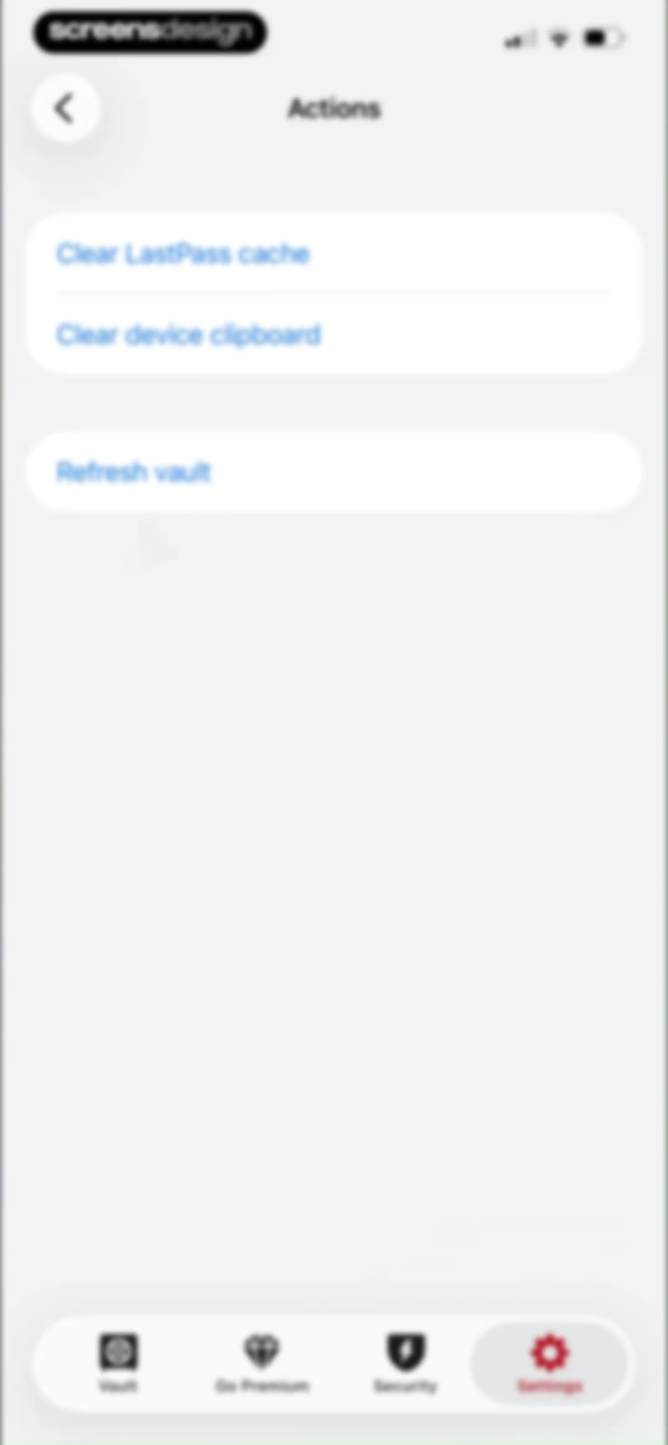 LastPass Password Manager screen 84