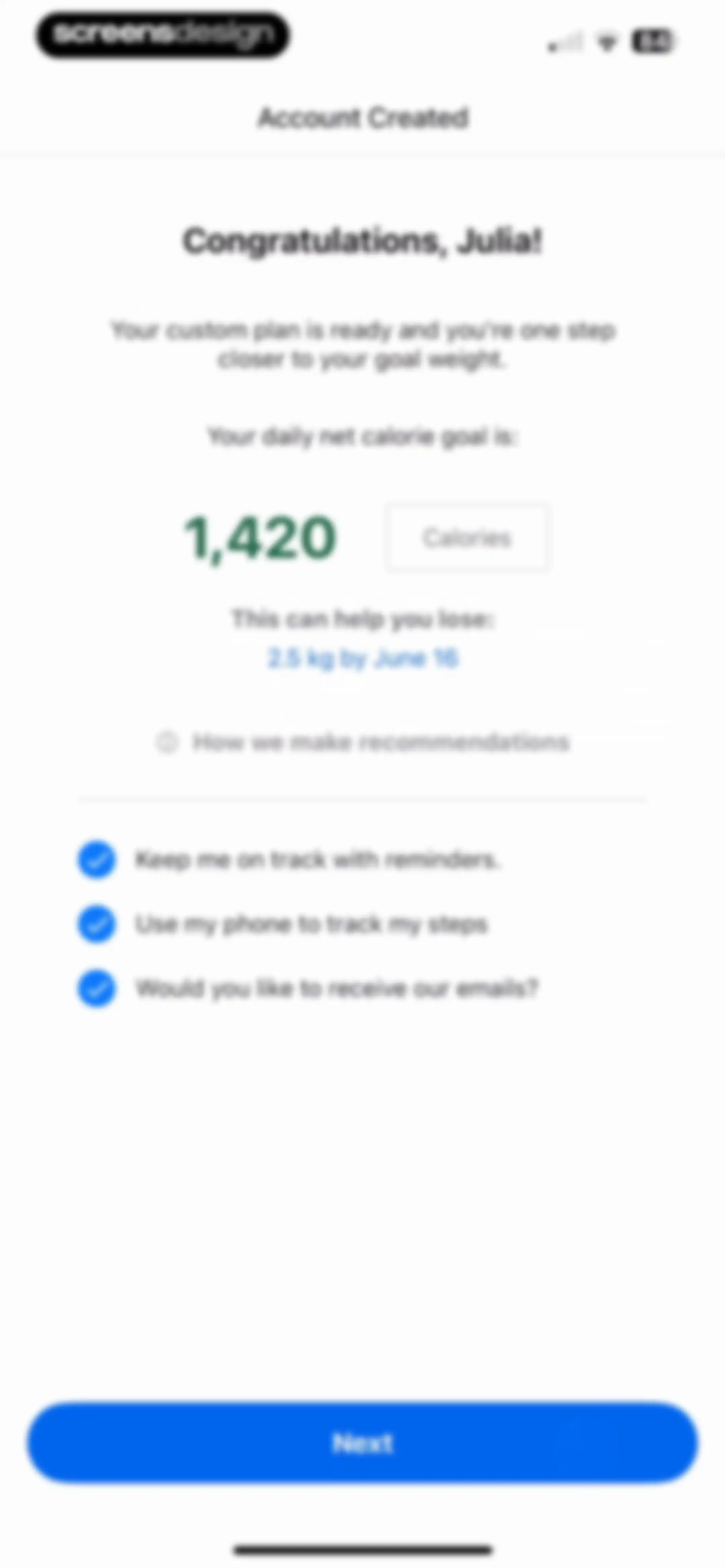 MyFitnessPal: Calorie Counter screen 23