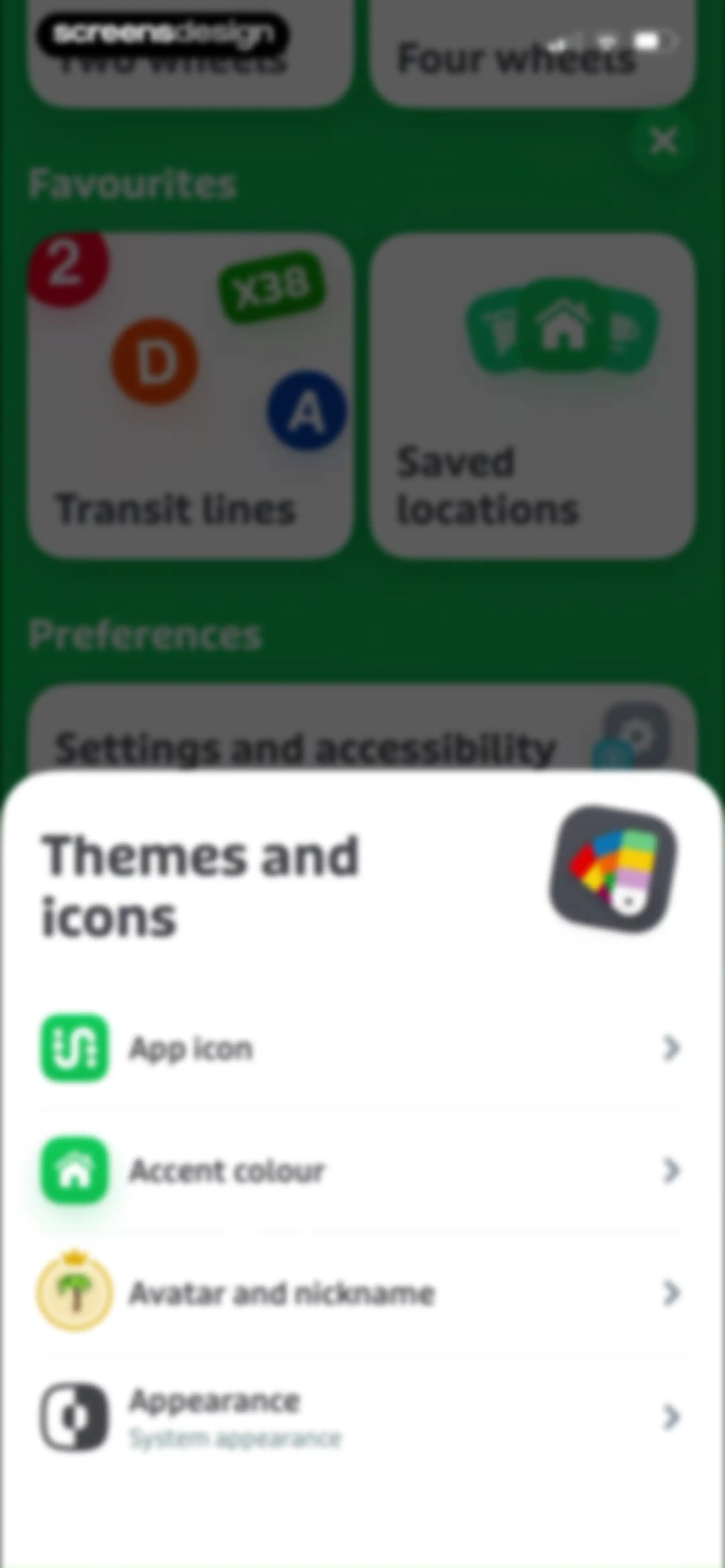 Transit • Subway & Bus Times screen 77