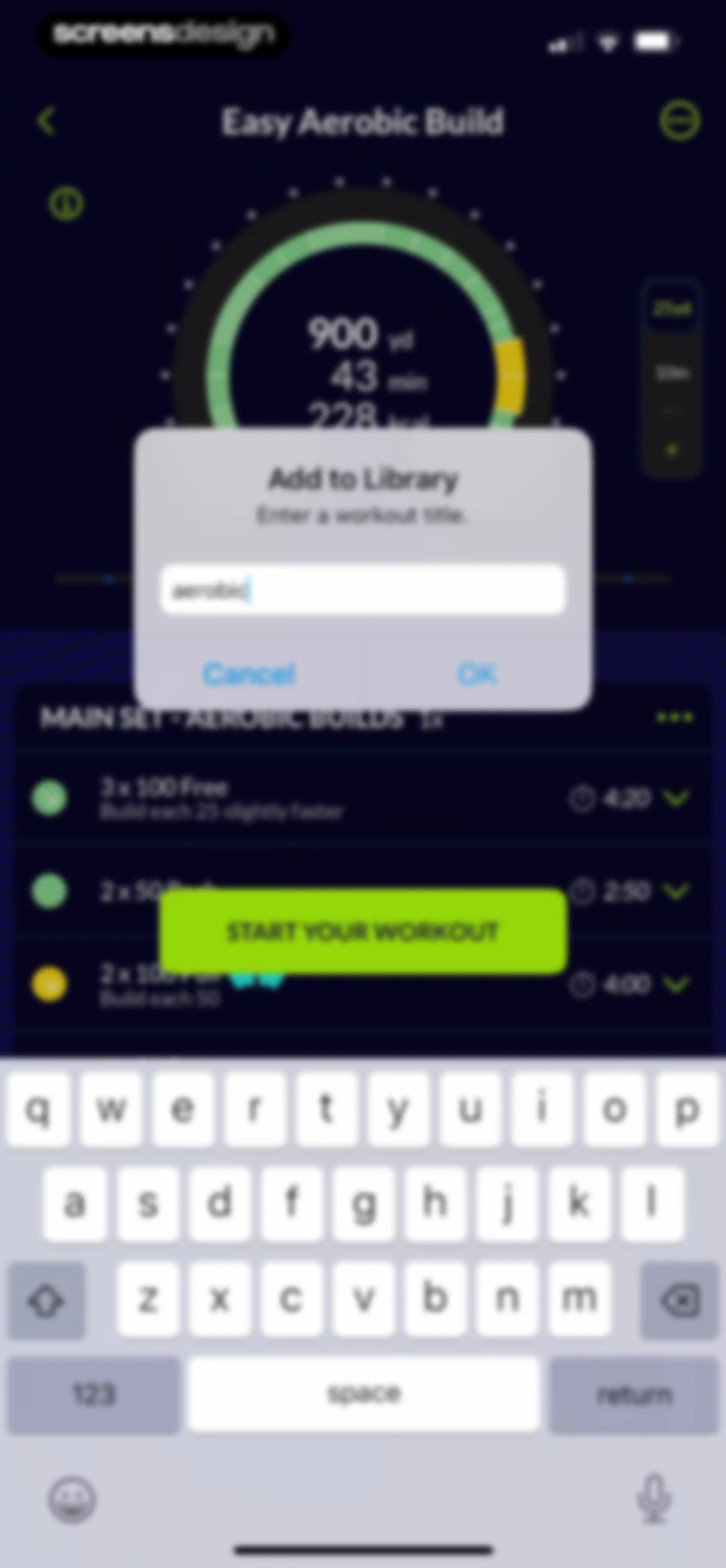 MySwimPro: #1 Swim Workout App screen 100