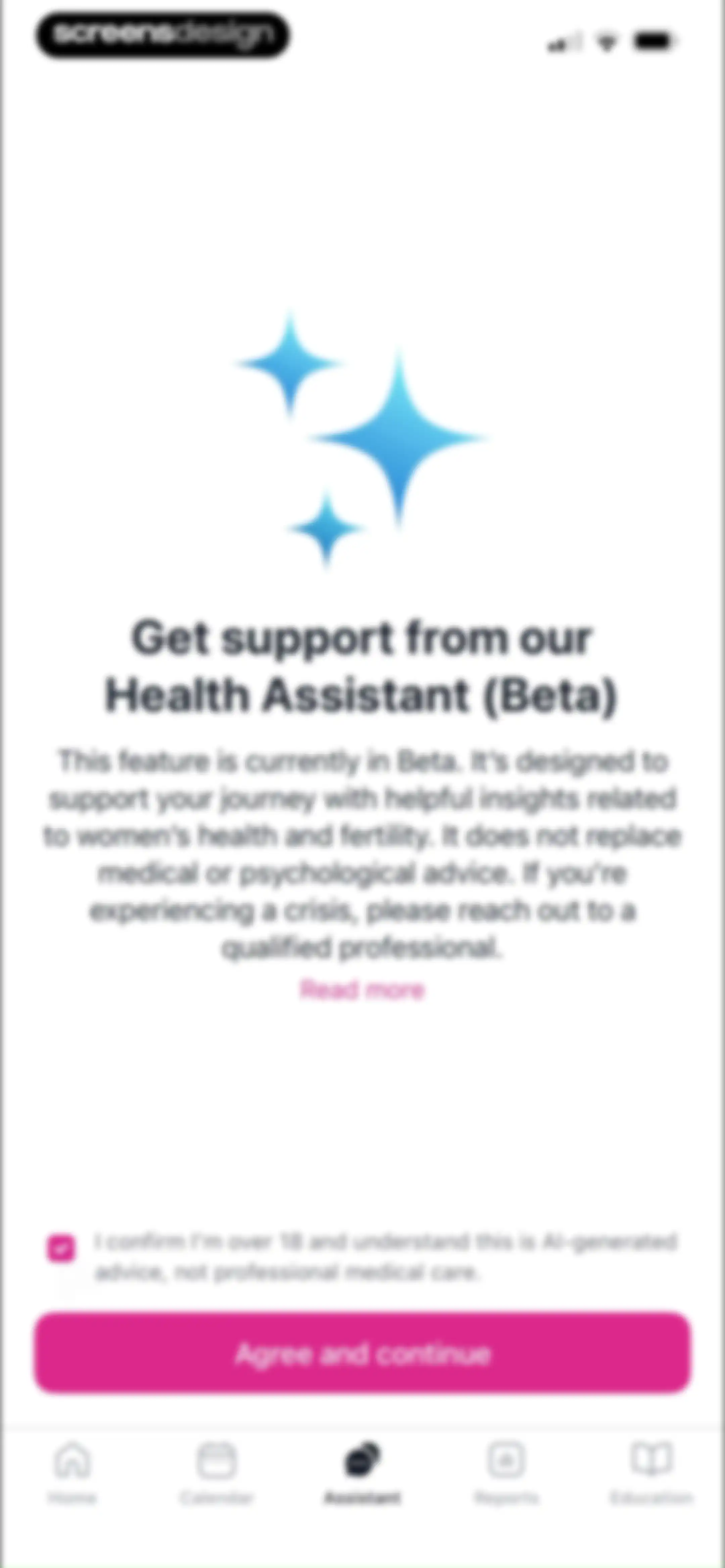 Pregmate Ovulation Tracker screen 73