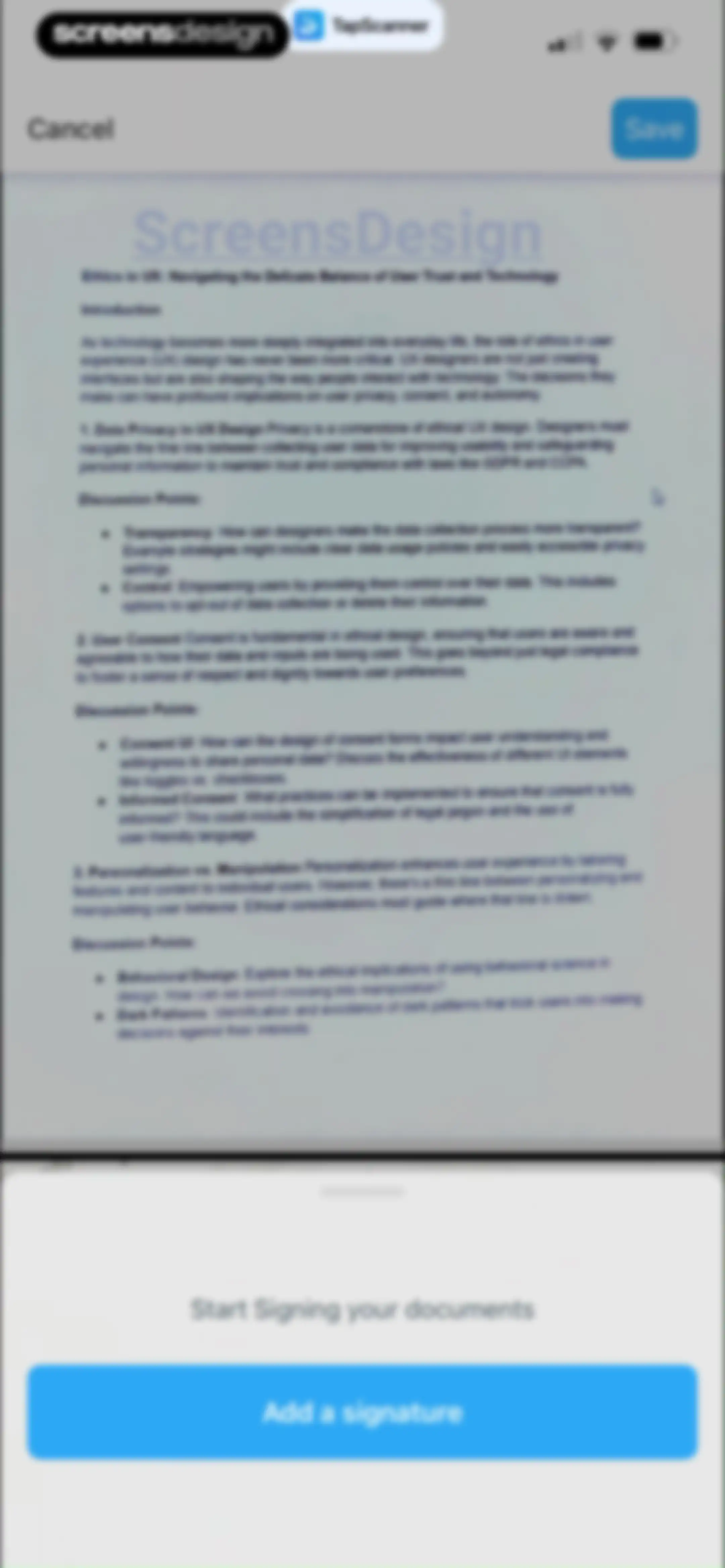 PDF Scanner App: TapScanner screen 39
