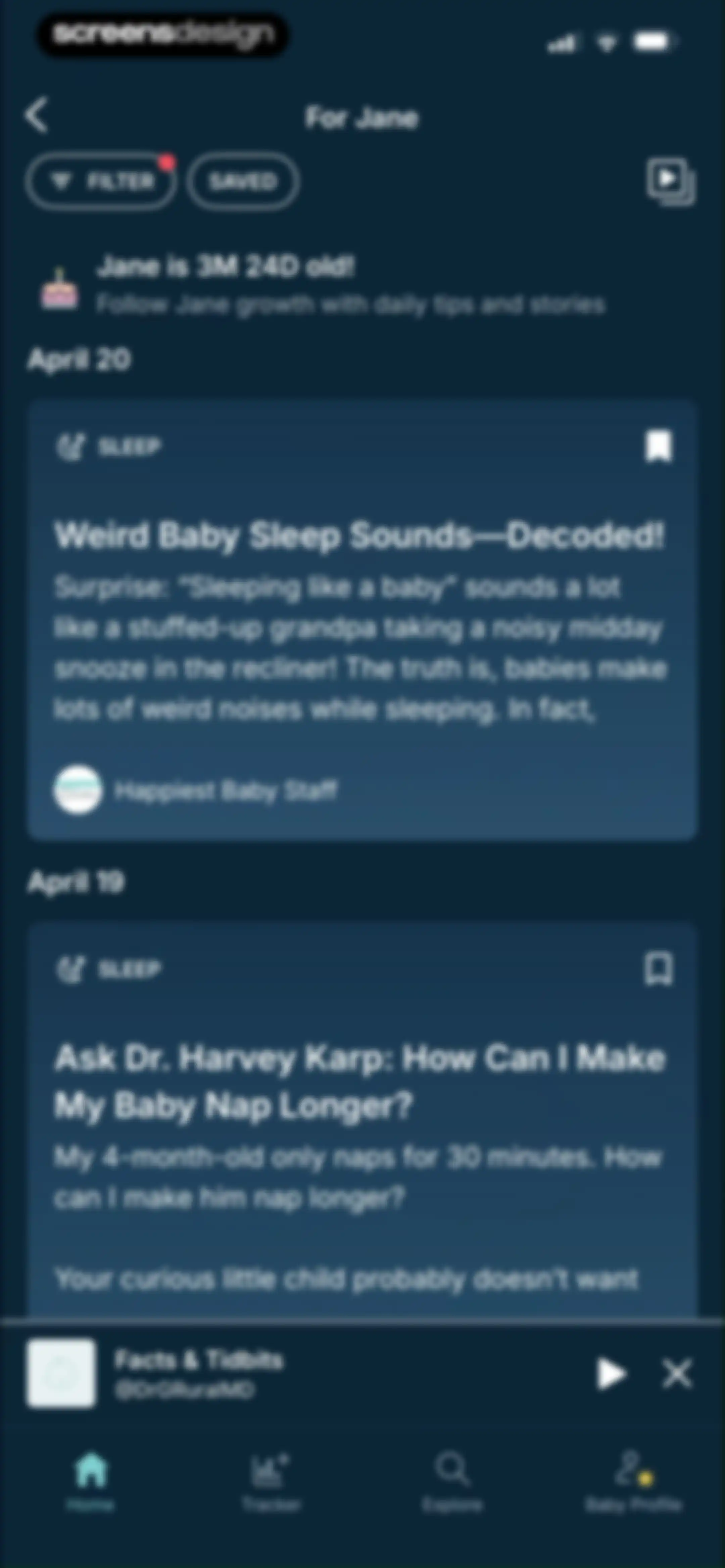 Happiest Baby, makers of SNOO screen 56