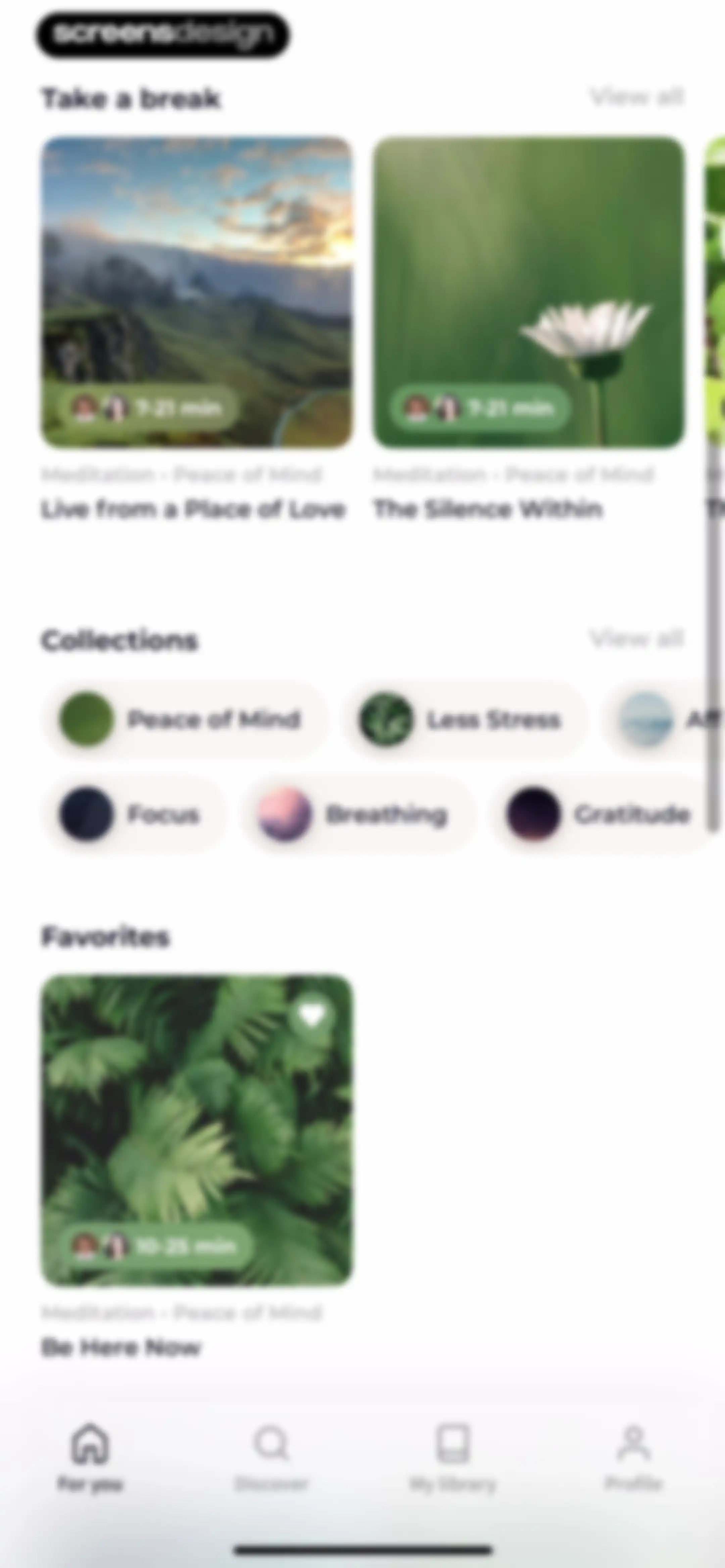 Meditation Moments - Guided screen 34