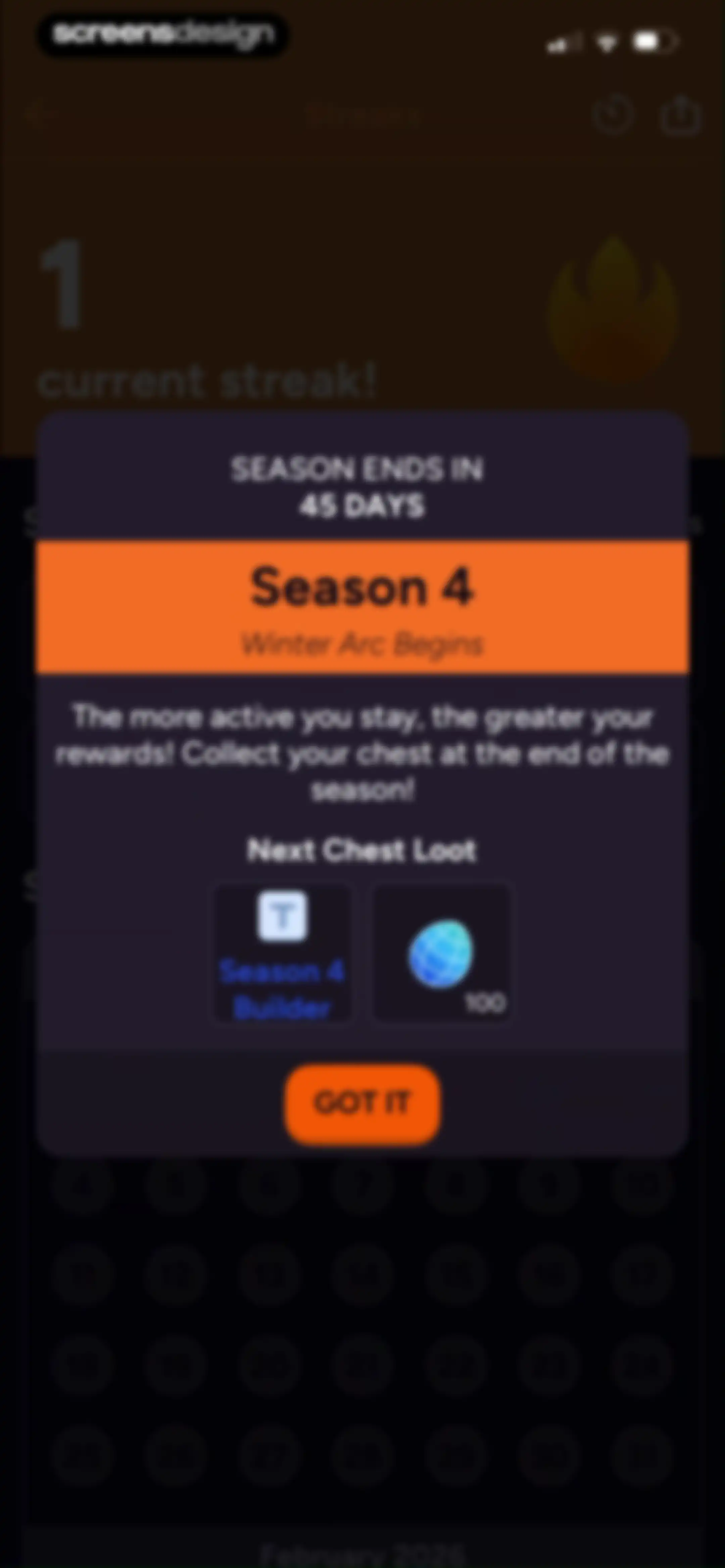 Liftoff - Ranked Gym Workouts screen 205